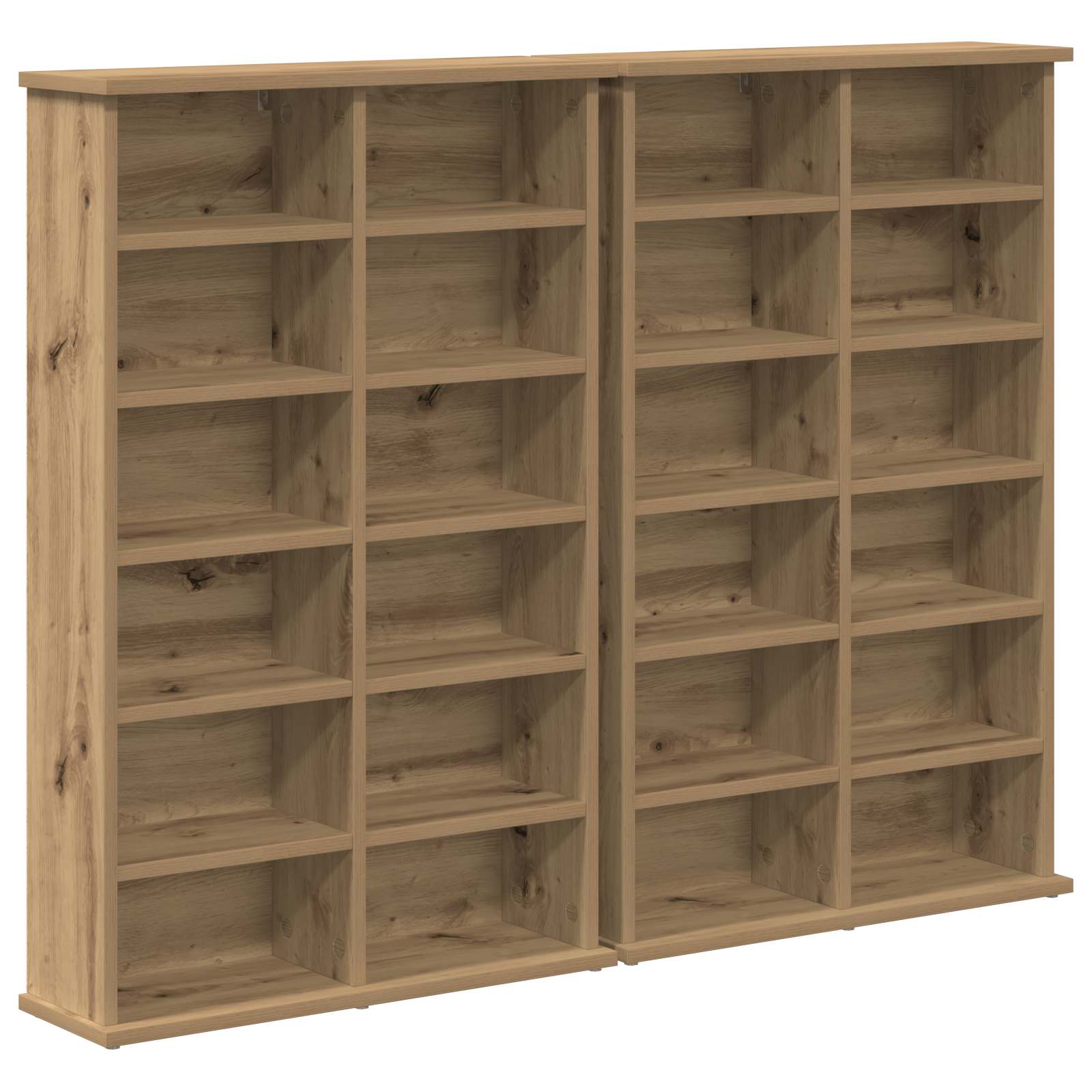 CD spinta 2 vnt. Artisano ąžuolo 60 x 17 x 92 cm