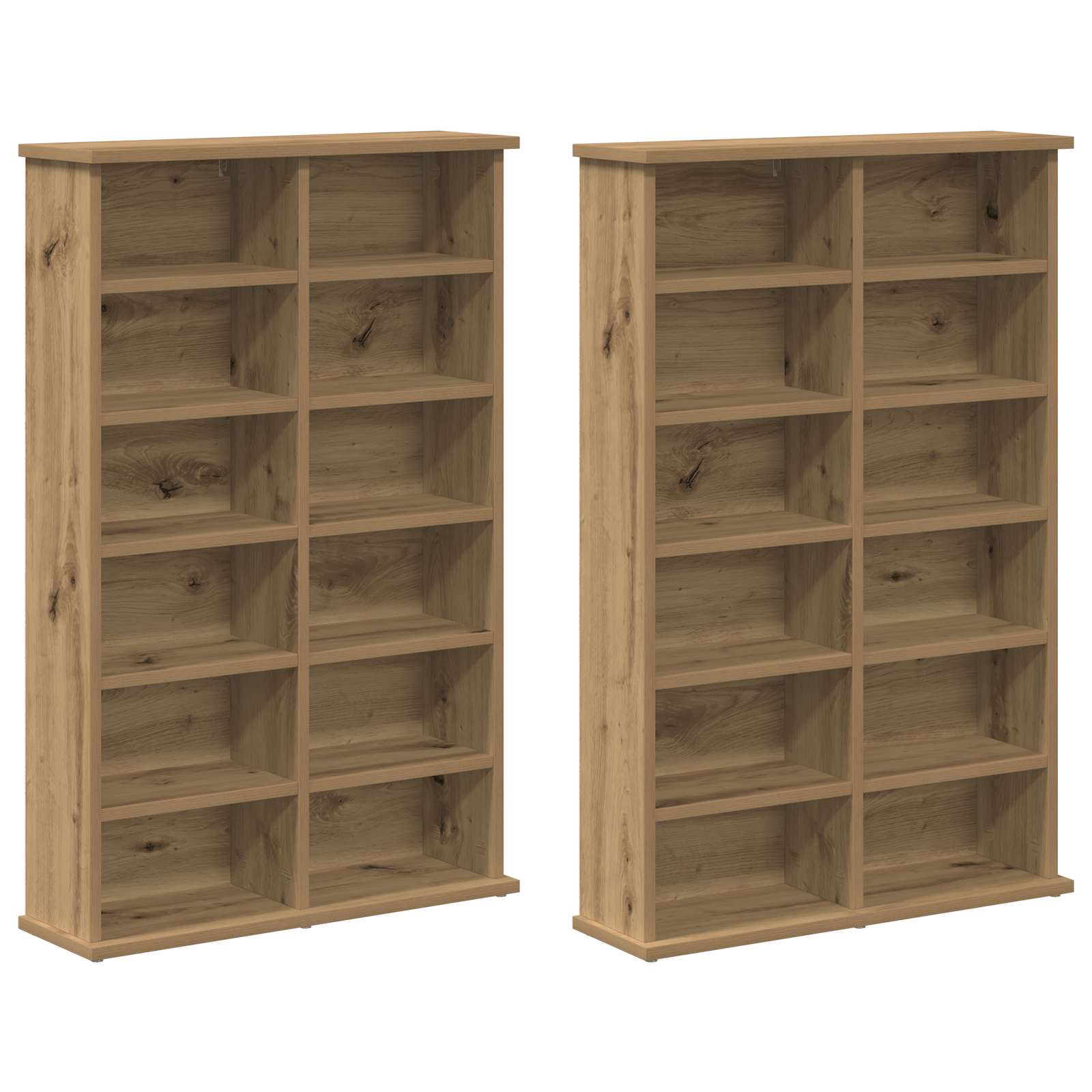 CD spinta 2 vnt. Artisano ąžuolo 60 x 17 x 92 cm