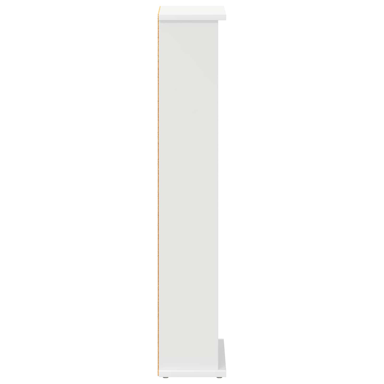 CD spinta Balta 60 x 17 x 92 cm Apdirbta mediena