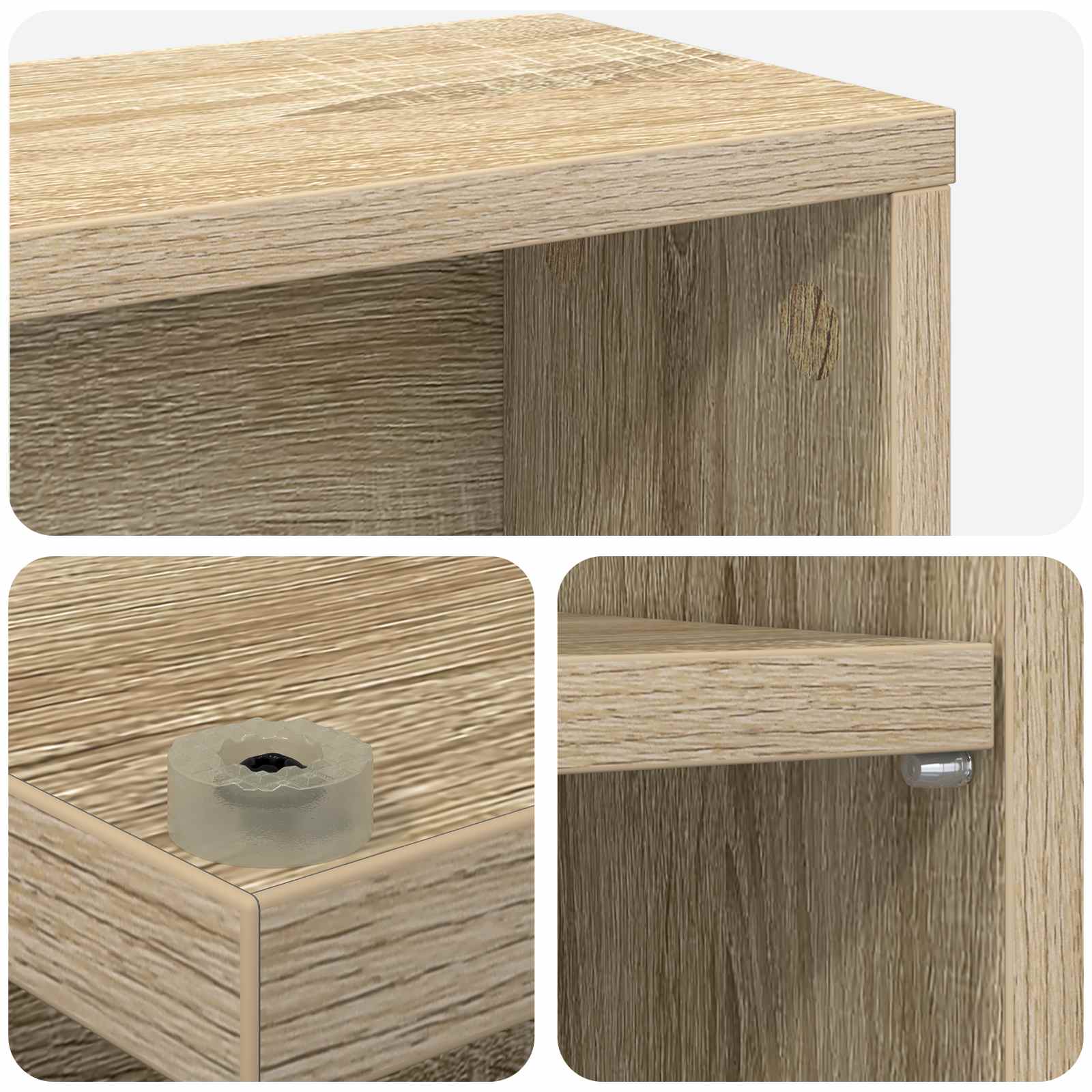 CD spinta Sonoma ąžuolas 60 x 17 x 92 cm Apdirbta mediena