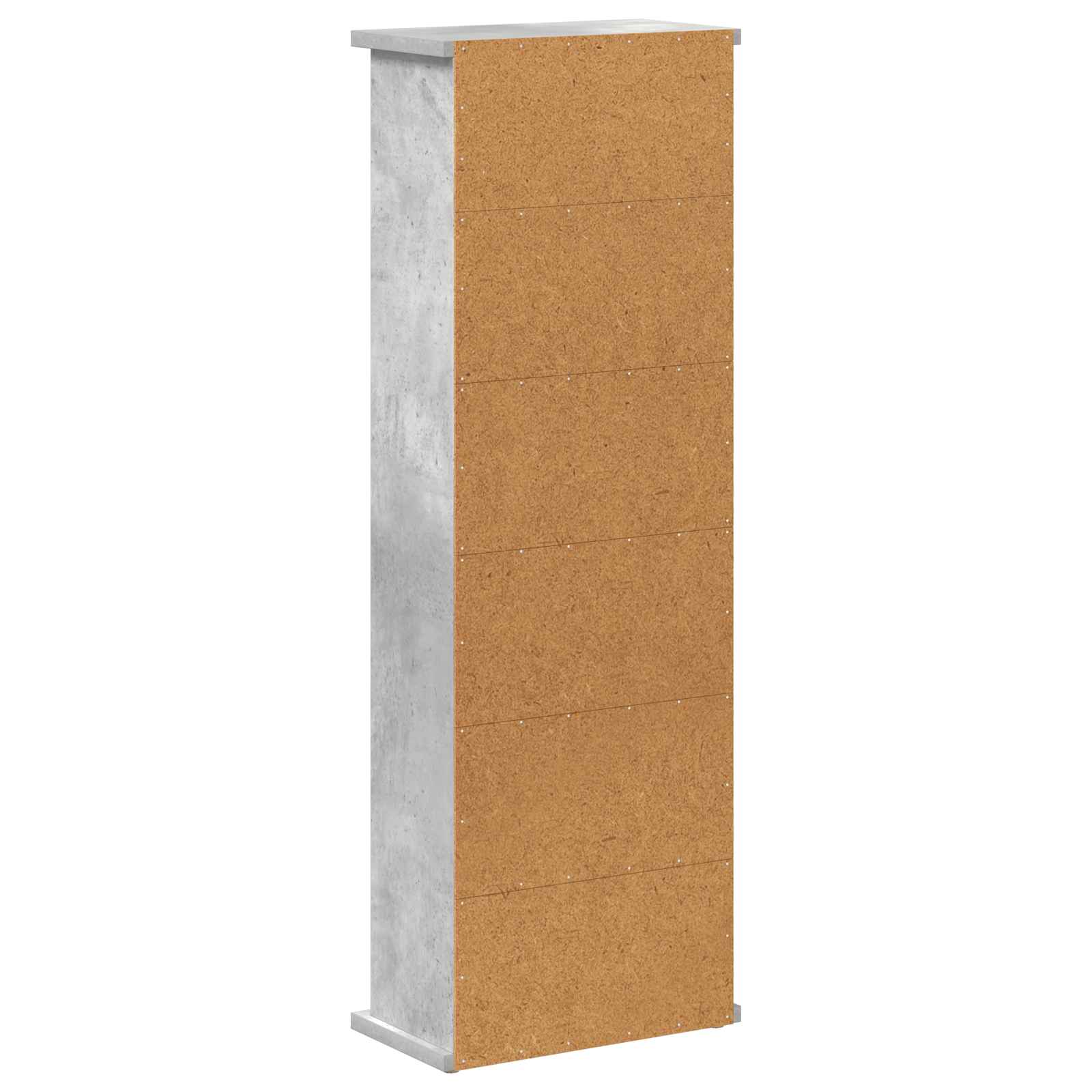 CD spinta Betono pilka 60 x 17 x 92 cm Apdirbta mediena