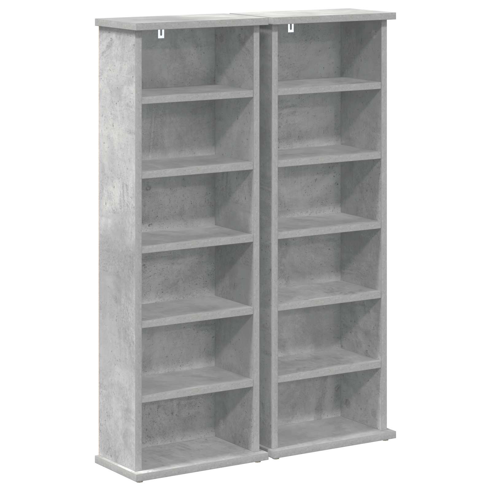 CD spinta 2 vnt. Betono pilka 60 x 17 x 92 cm Apdirbta mediena