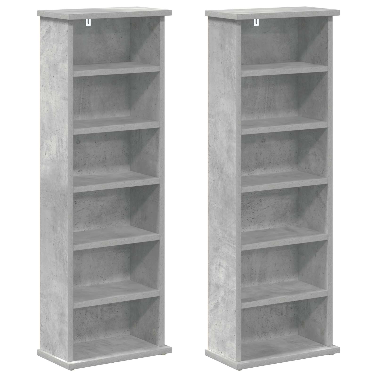 CD spinta 2 vnt. Betono pilka 60 x 17 x 92 cm Apdirbta mediena