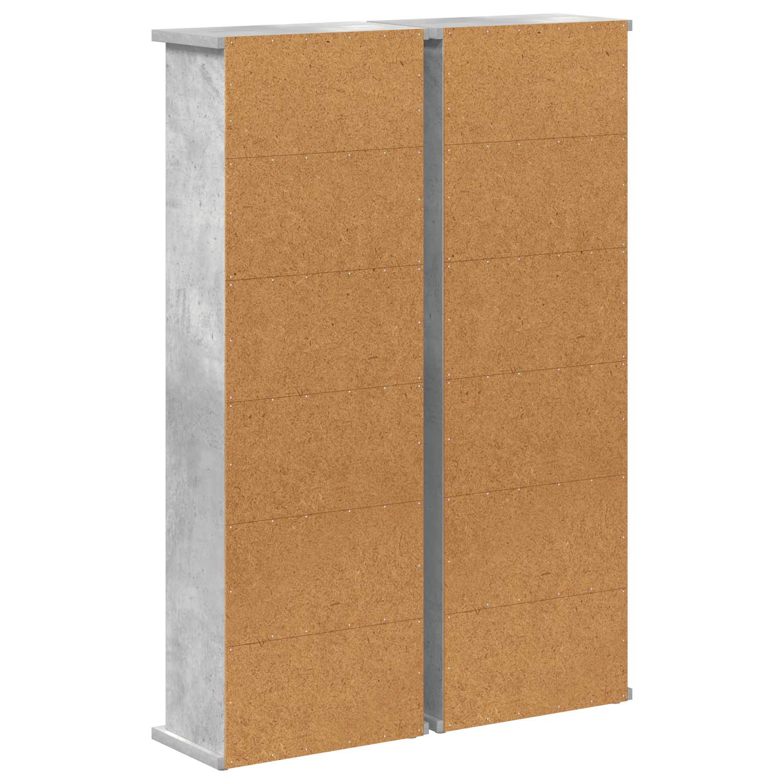 CD spinta 2 vnt. Betono pilka 60 x 17 x 92 cm Apdirbta mediena