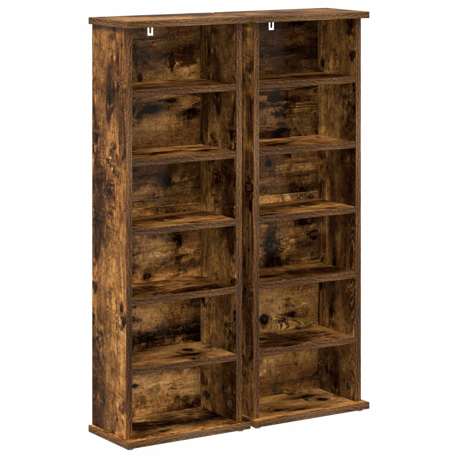 CD spinta 2 vnt. Dūminio ąžuolo 60 x 17 x 92 cm