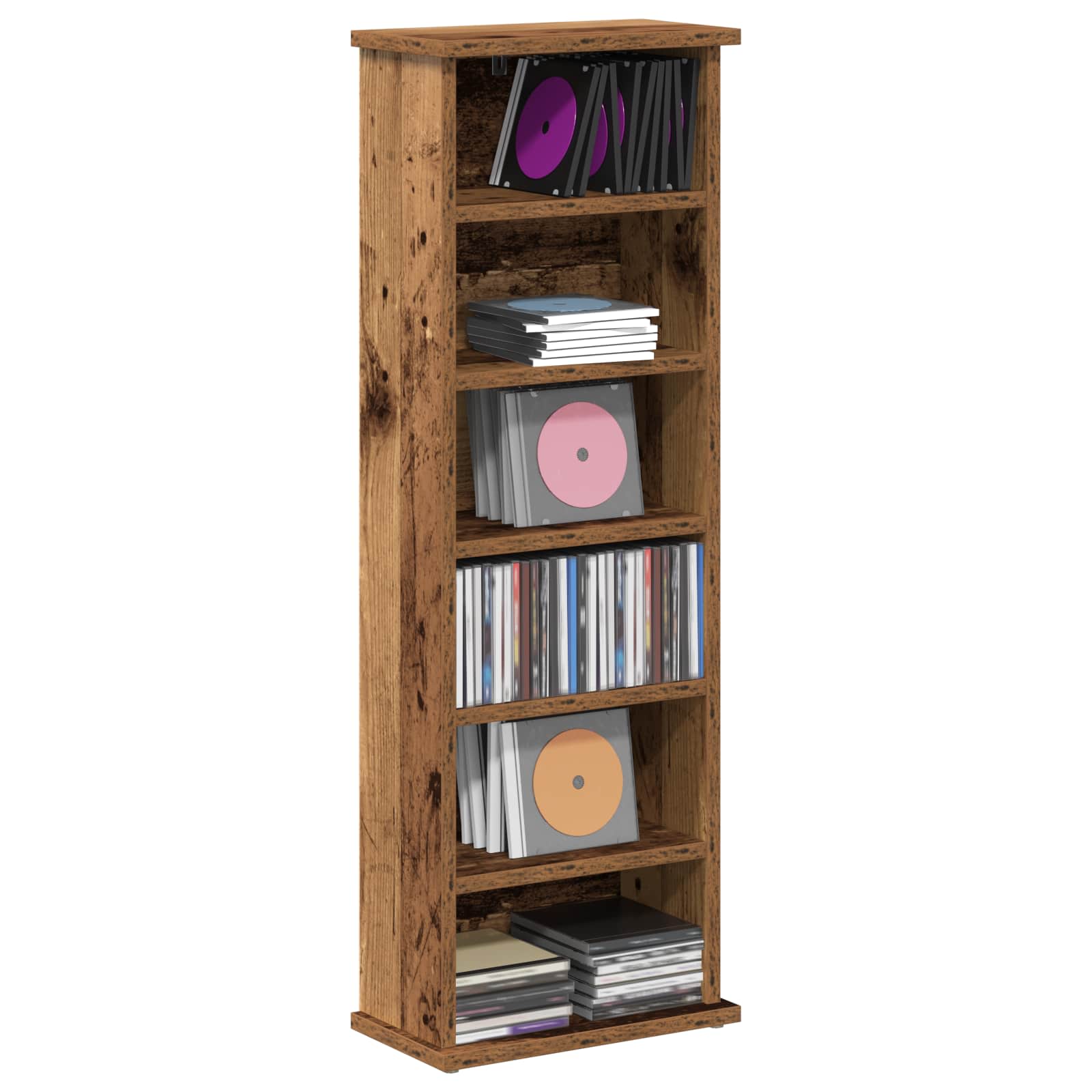 CD spinta Ąžuolo mediena 60 x 17 x 92 cm Apdirbta mediena