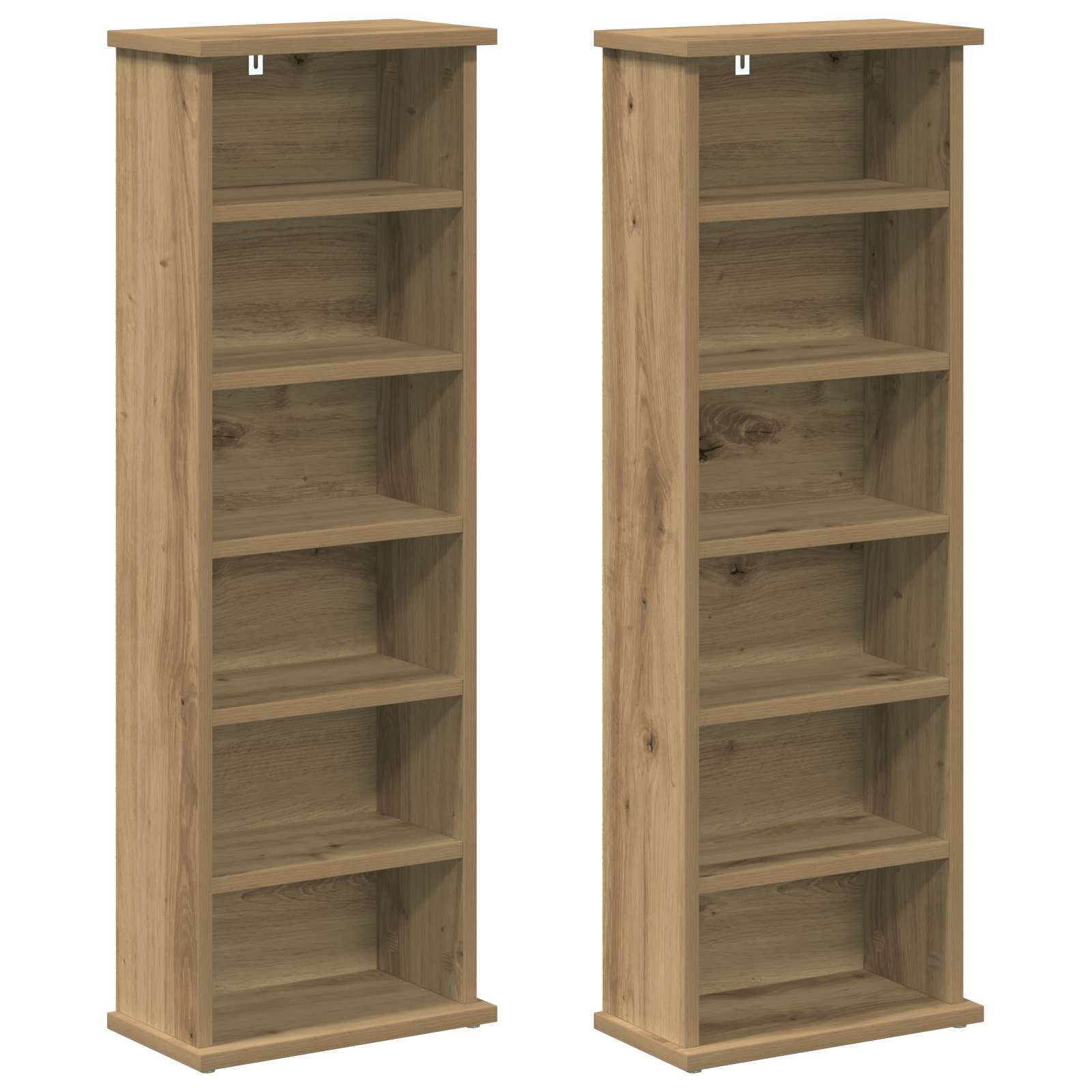 CD spinta 2 vnt. Artisano ąžuolo 60 x 17 x 92 cm