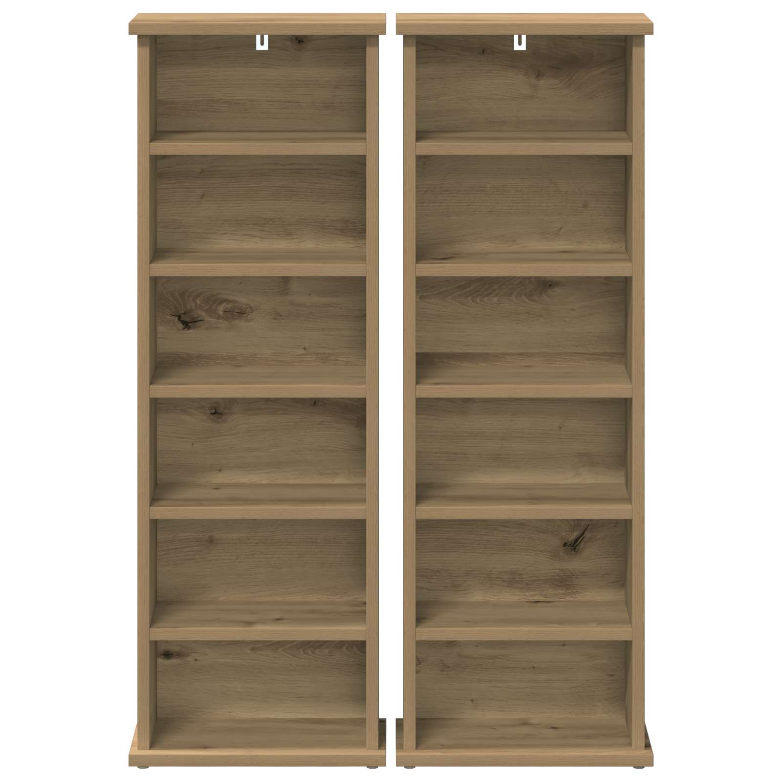 CD spinta 2 vnt. Artisano ąžuolo 60 x 17 x 92 cm