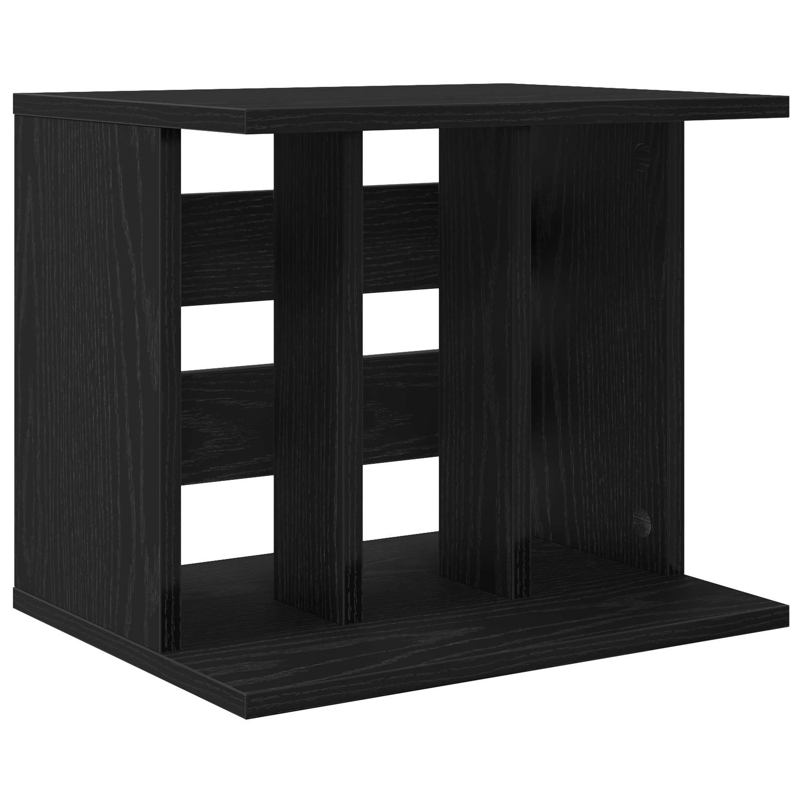 Vinilo įrašų saugojimas Juodojo ąžuolo 42 x 33 x 36 cm