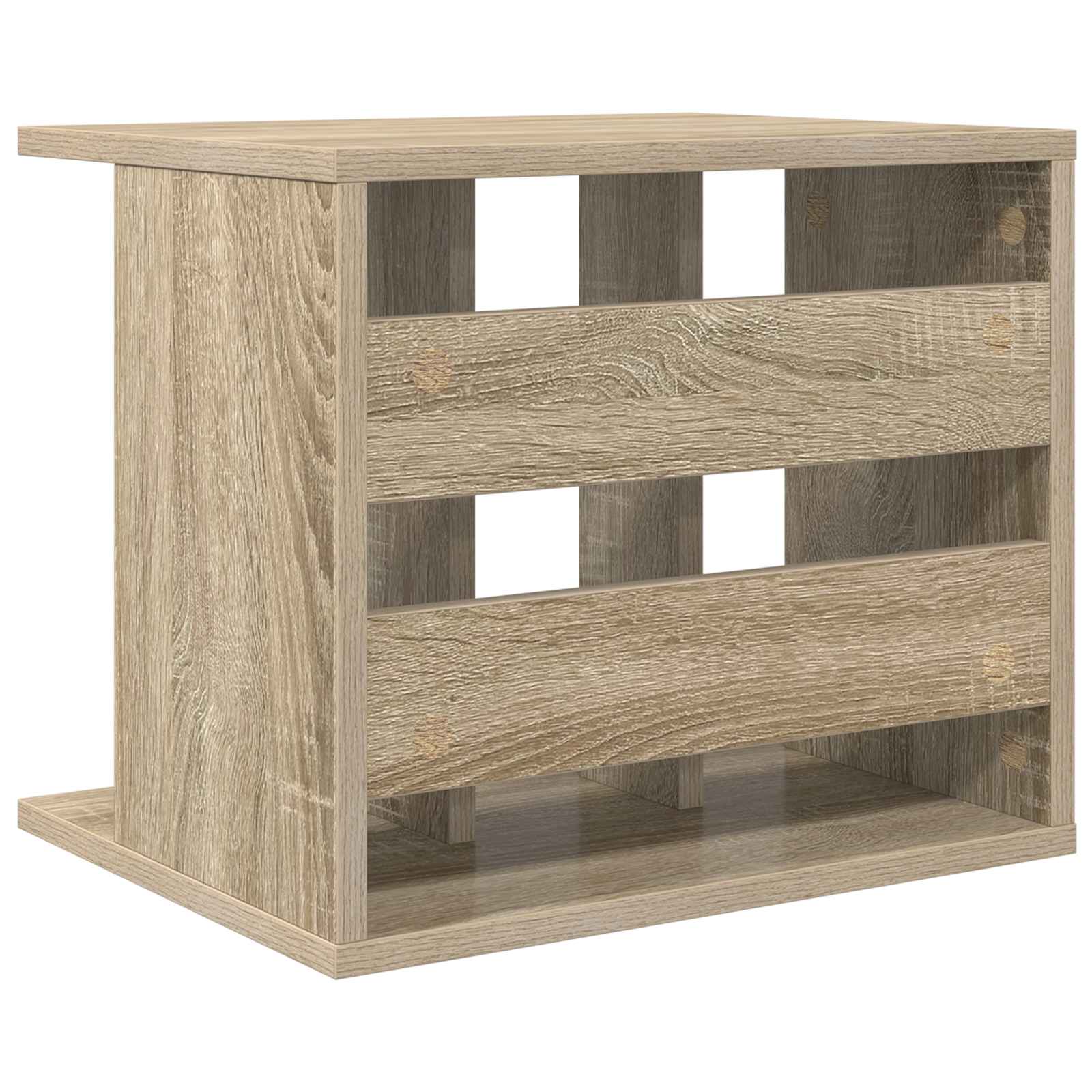Vinilo įrašų saugojimas Sonoma ąžuolas 42 x 33 x 36 cm