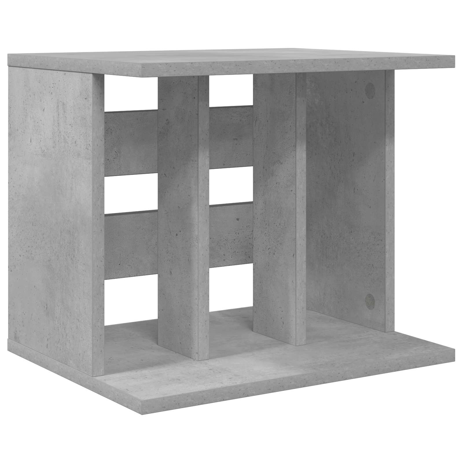 Vinilo įrašų saugojimas Betono pilka 42 x 33 x 36 cm
