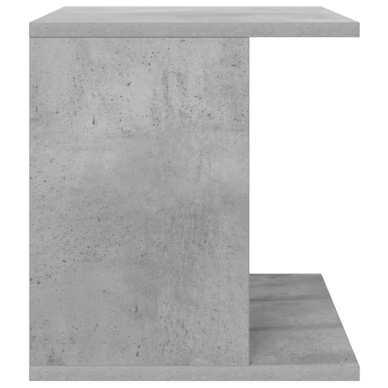 Vinilo įrašų saugojimas Betono pilka 42 x 33 x 36 cm