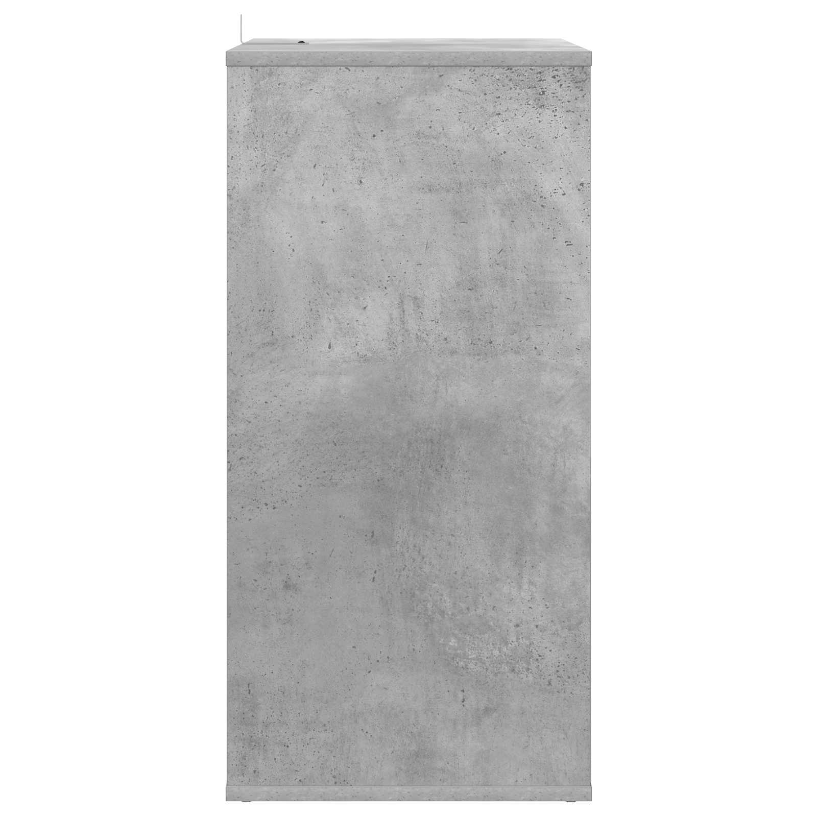 Plokštelių spintelė Betono pilka 44,5 x 36,5 x 74,5 cm