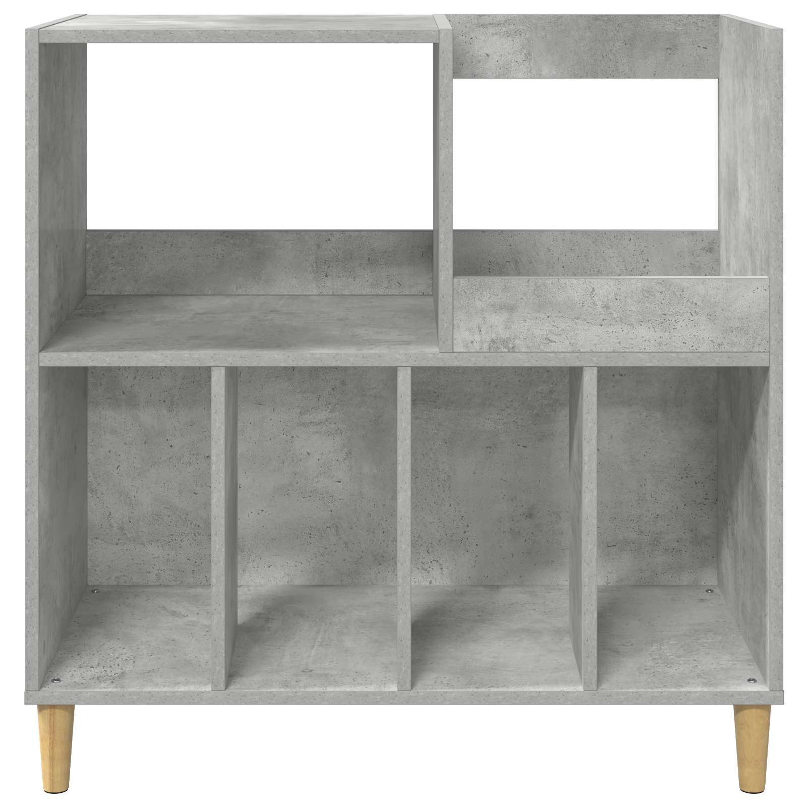 Plokštelių grotuvo stovas Betono pilka 82 x 39,5 x 82,5 cm