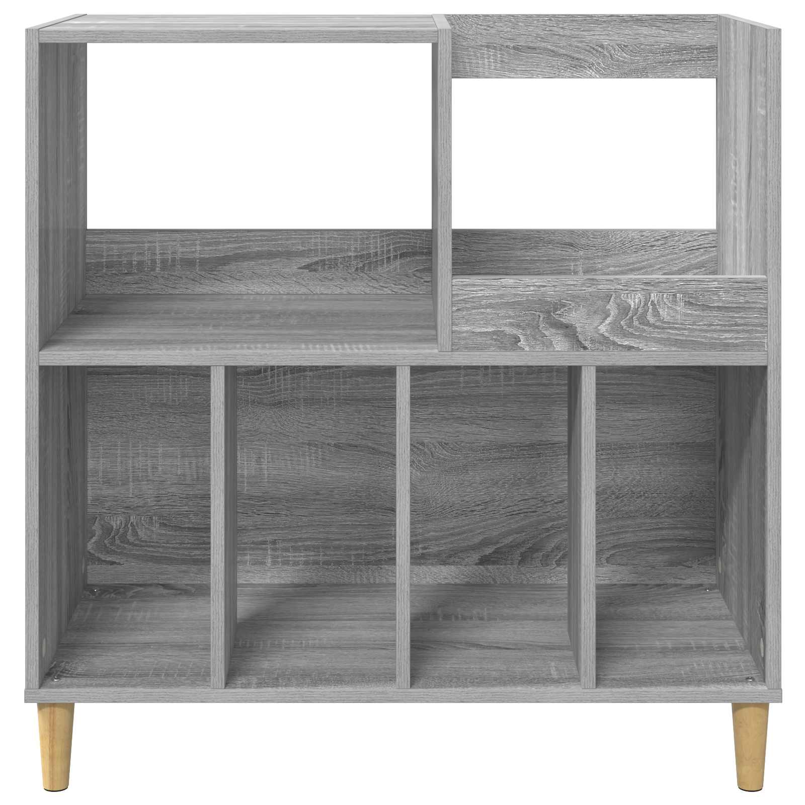 Plokštelių grotuvo stovas Pilka Sonoma 82 x 39,5 x 82,5 cm