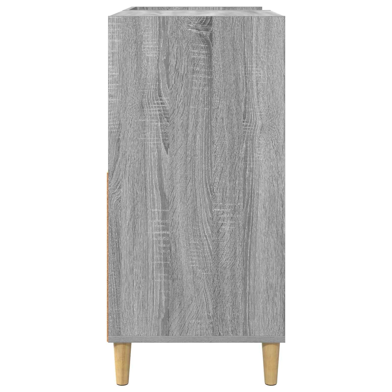 Plokštelių grotuvo stovas Pilka Sonoma 82 x 39,5 x 82,5 cm