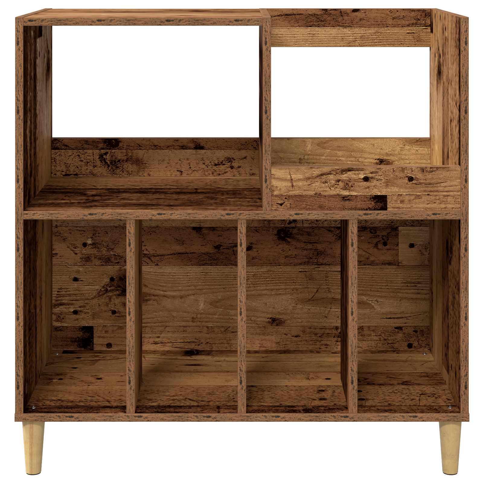 Plokštelių grotuvo stovas Ąžuolo mediena 82 x 39,5 x 82,5 cm