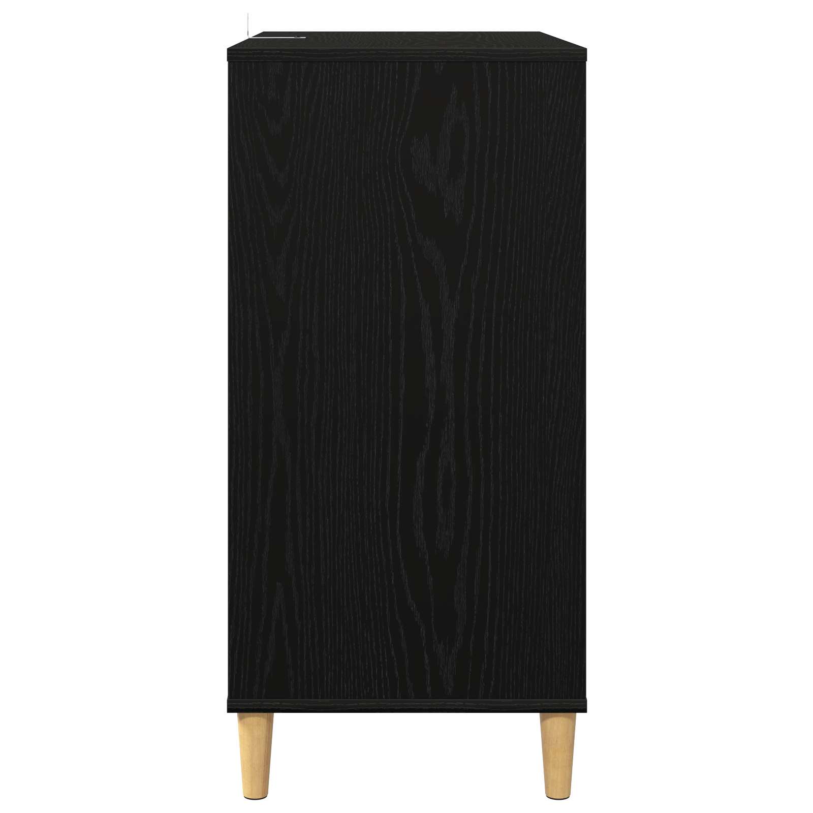 Plokštelių grotuvo stovas Juodojo ąžuolo 71 x 39,5 x 83 cm