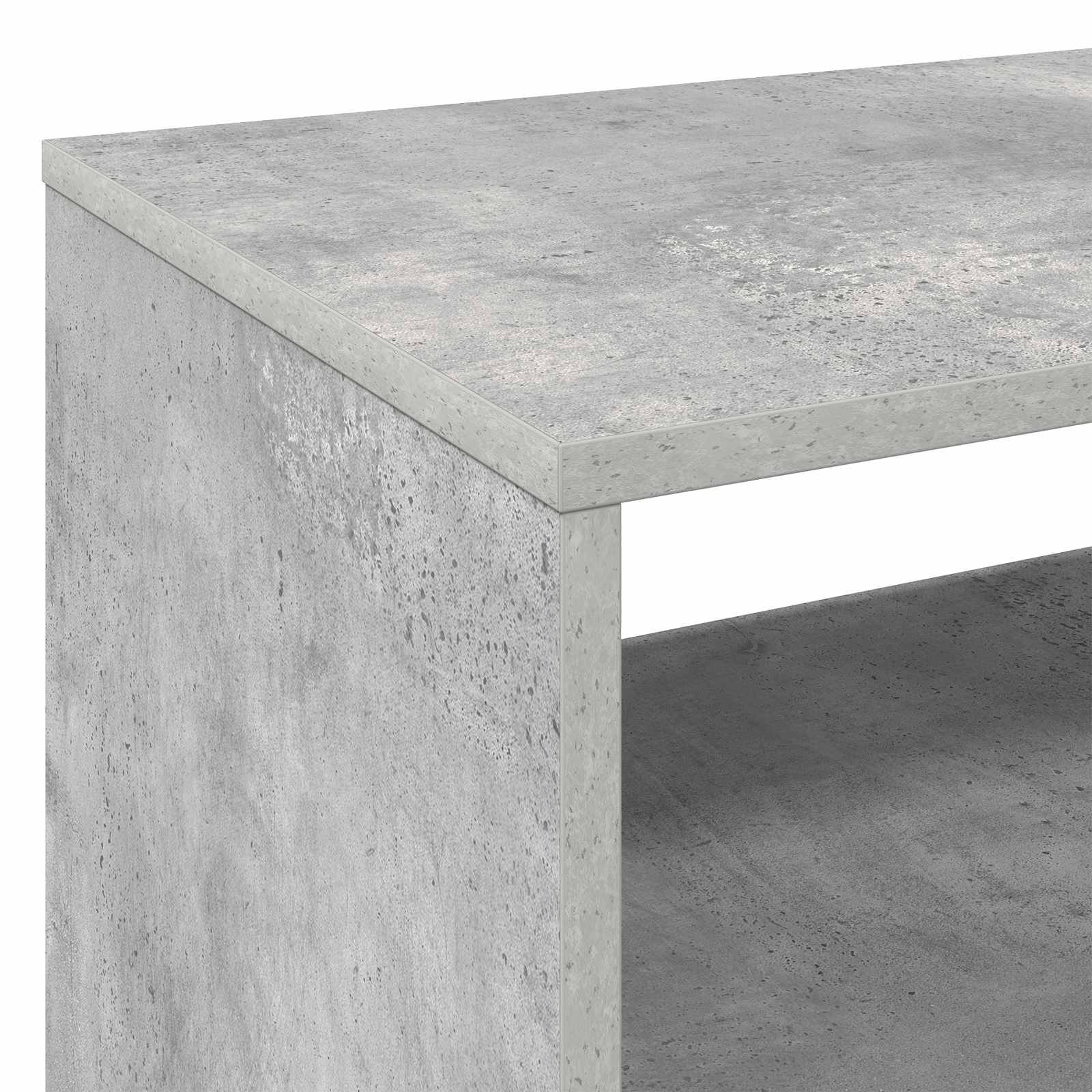 Plokštelių grotuvo stovas Betono pilka 71 x 39,5 x 83 cm