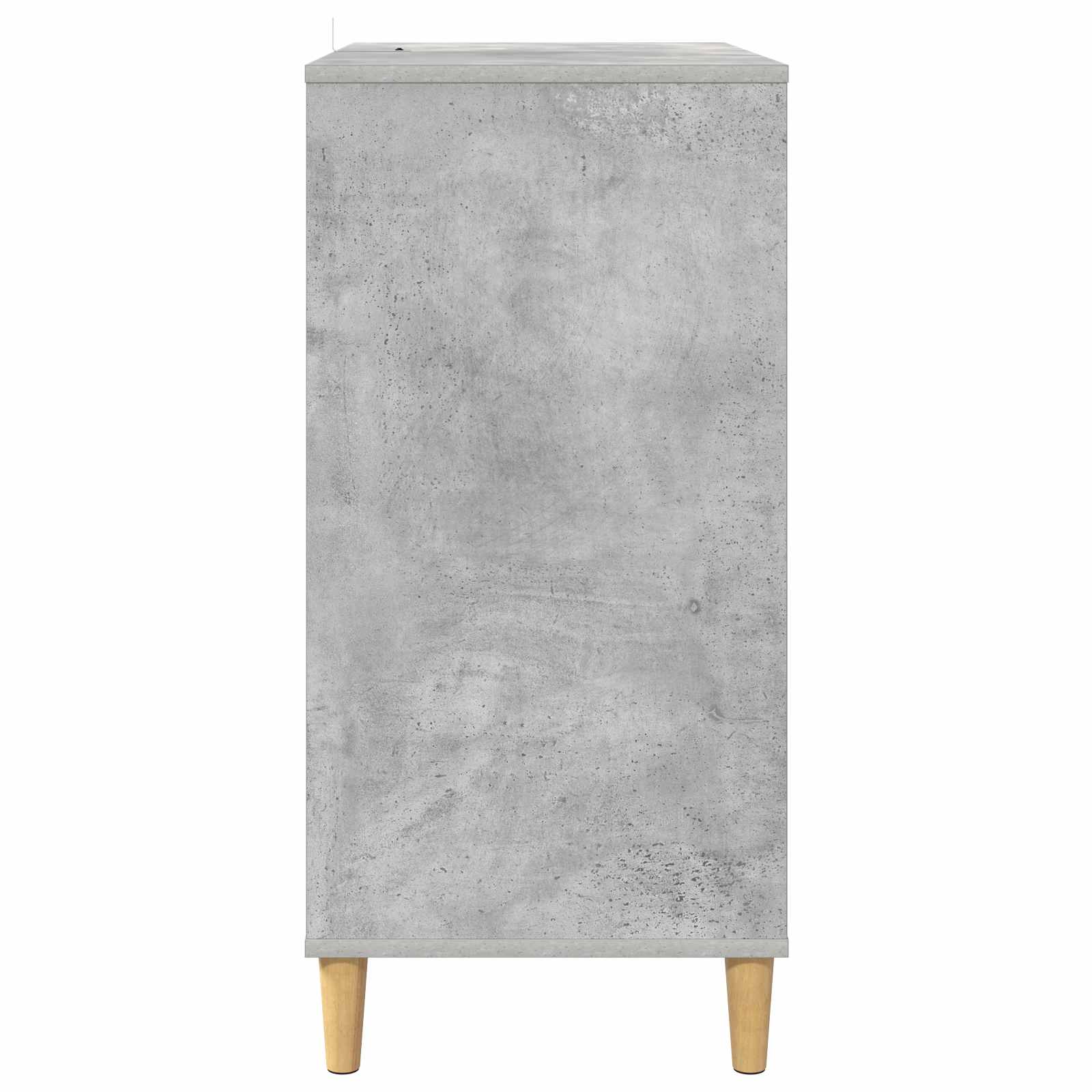 Plokštelių grotuvo stovas Betono pilka 71 x 39,5 x 83 cm