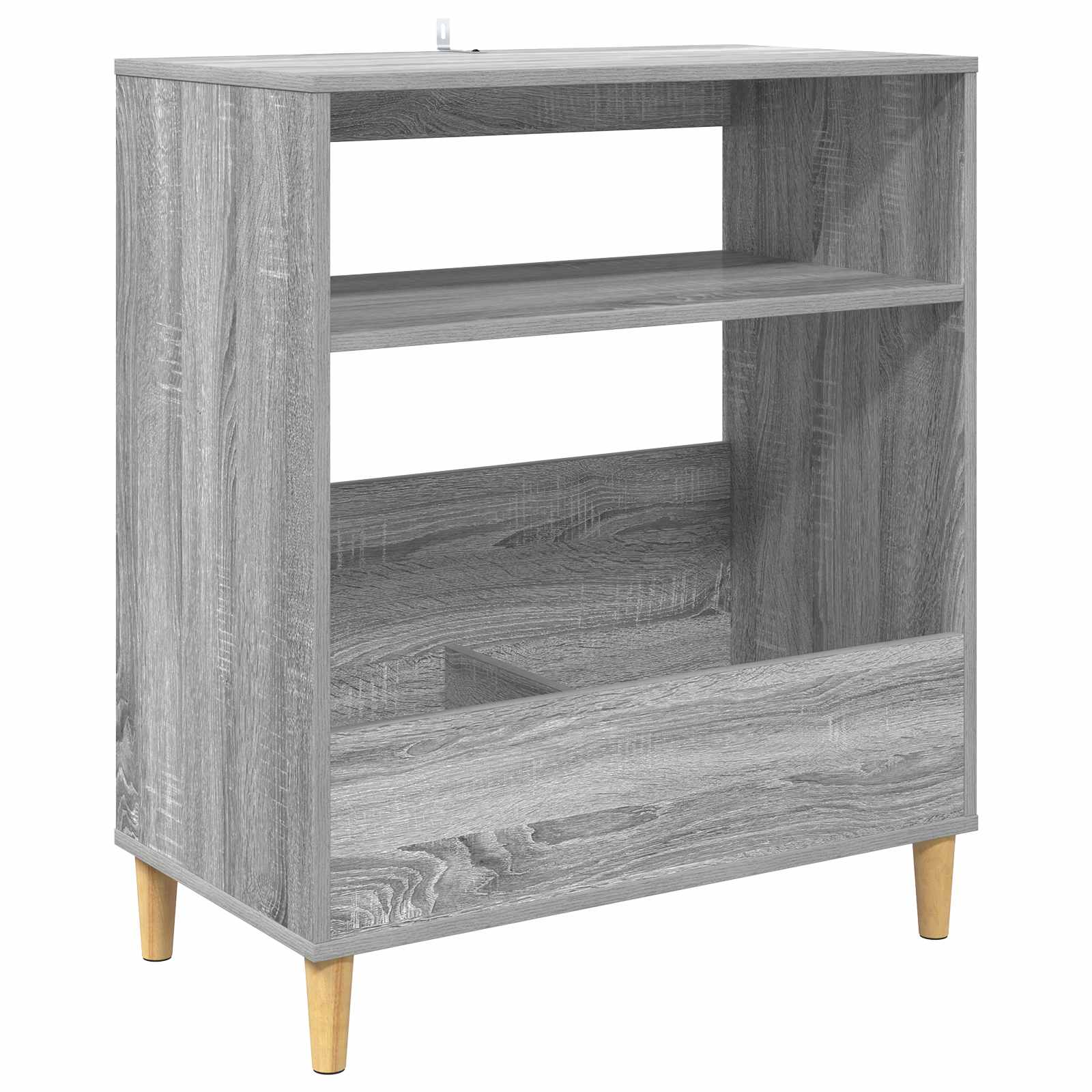 Plokštelių grotuvo stovas Pilka Sonoma 71 x 39,5 x 83 cm