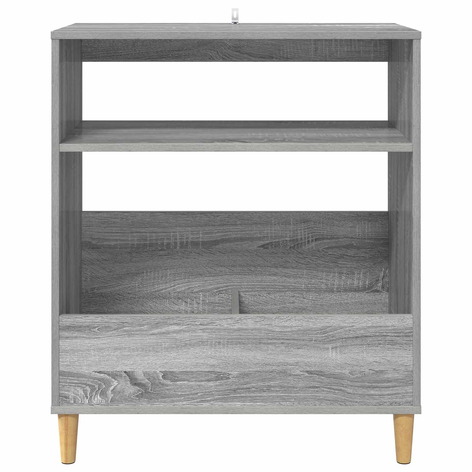 Plokštelių grotuvo stovas Pilka Sonoma 71 x 39,5 x 83 cm