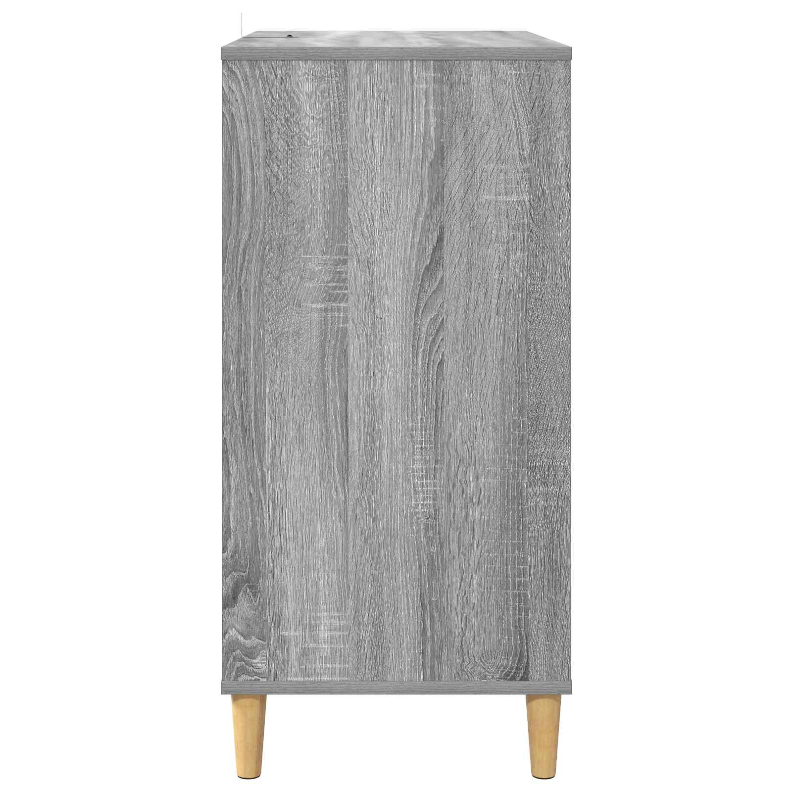 Plokštelių grotuvo stovas Pilka Sonoma 71 x 39,5 x 83 cm