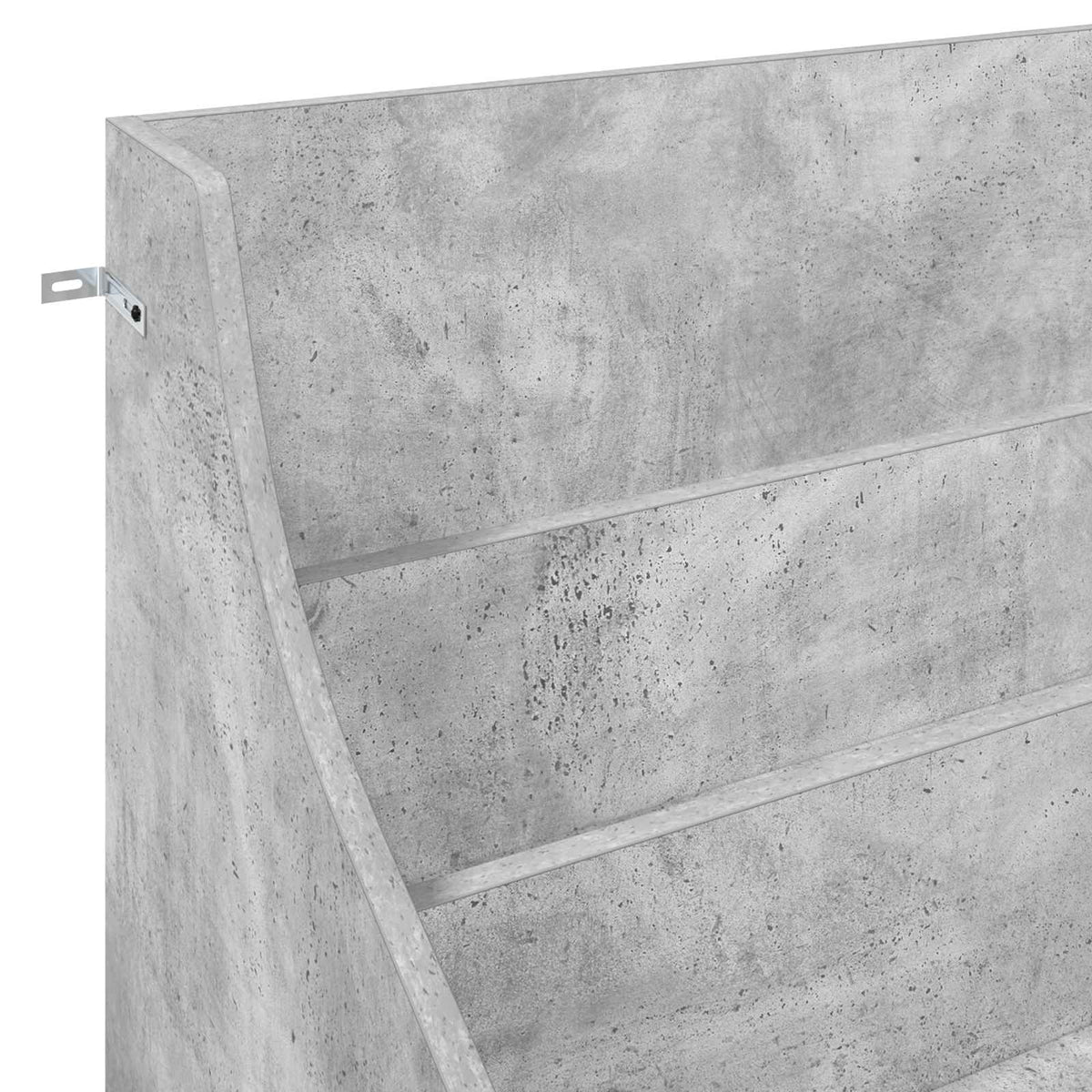 Medijos lentynos Betono pilka 70,5 x 46 x 112 cm