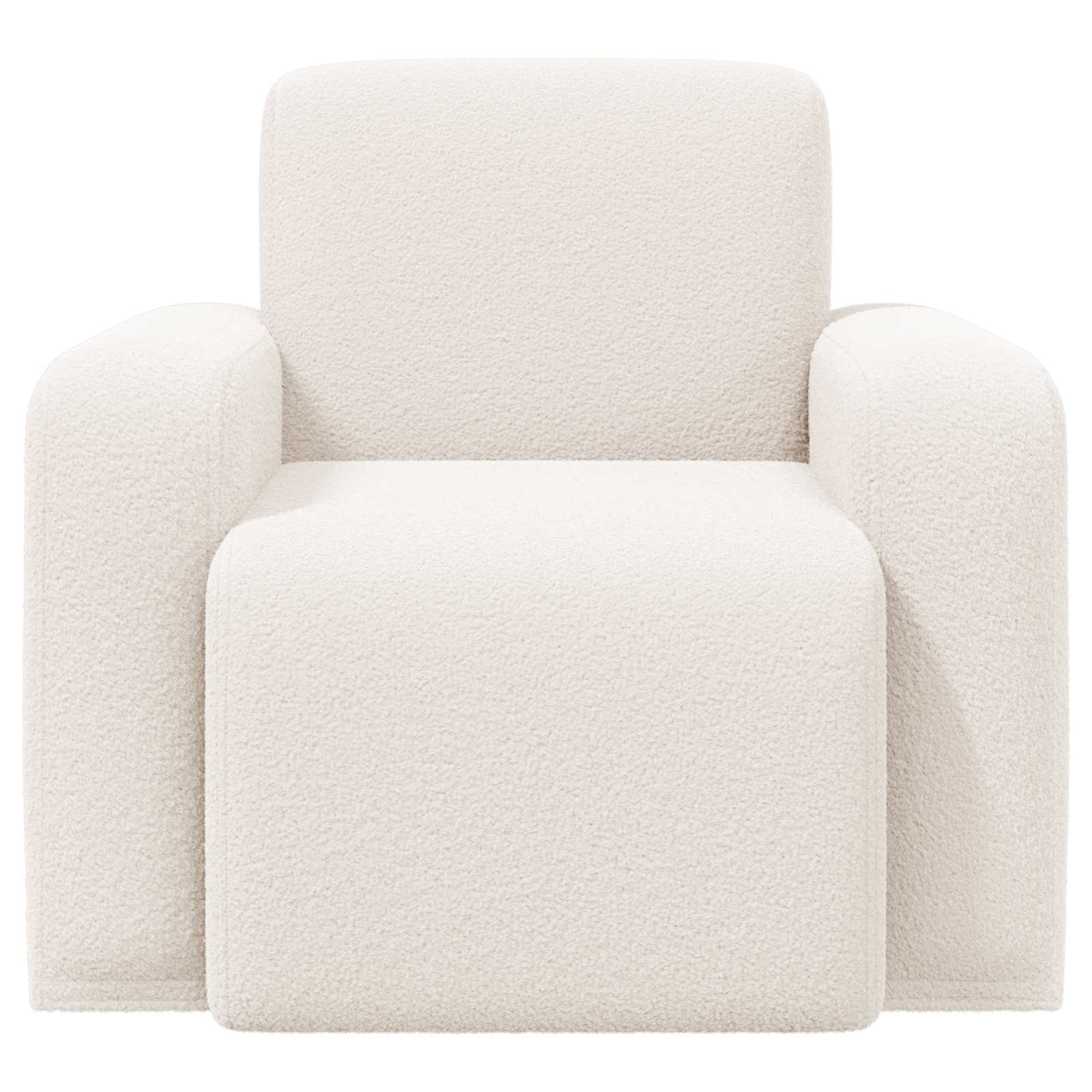 Krėslas Kreminė Bouclé