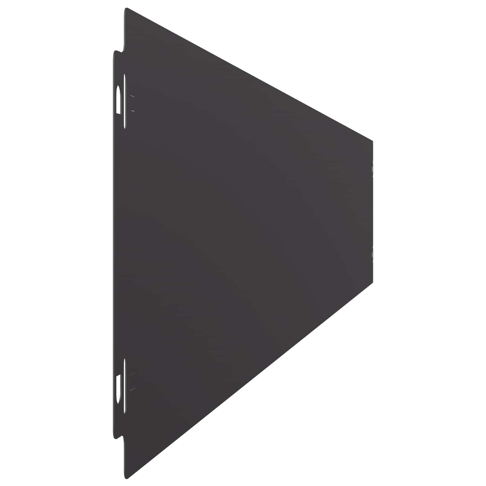 Vejo kraštas 30 pcs 15 x 103 cm Plienas Juoda