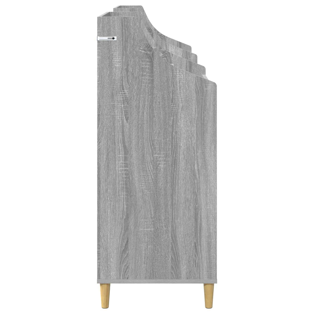 Medijos lentynos rinkinys 3 vnt. Pilka Sonoma 212 x 46 x 112 cm