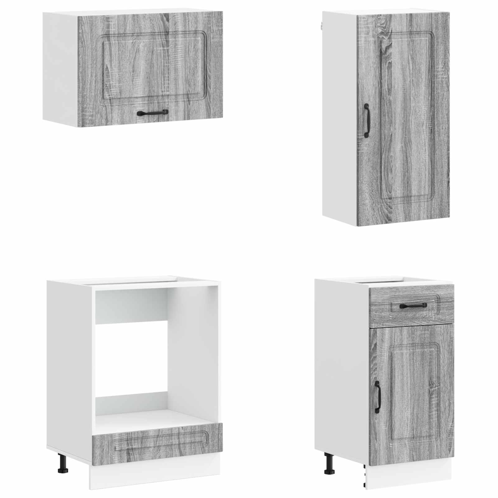 Virtuvės vienetas KALMAR 8 pcs Pilka Sonoma Apdirbta mediena