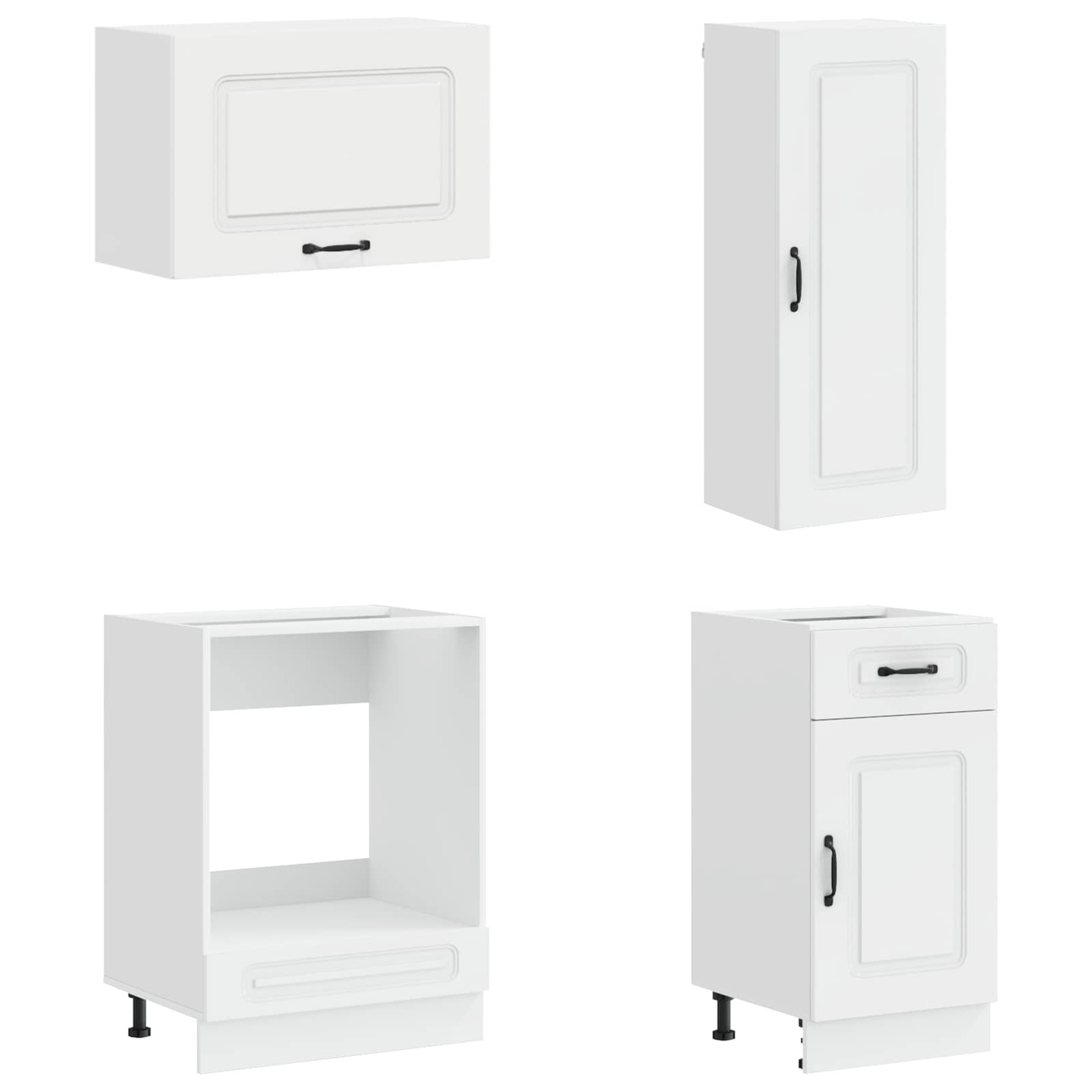 Virtuvės vienetas KALMAR 8 pcs Itin blizgi balta