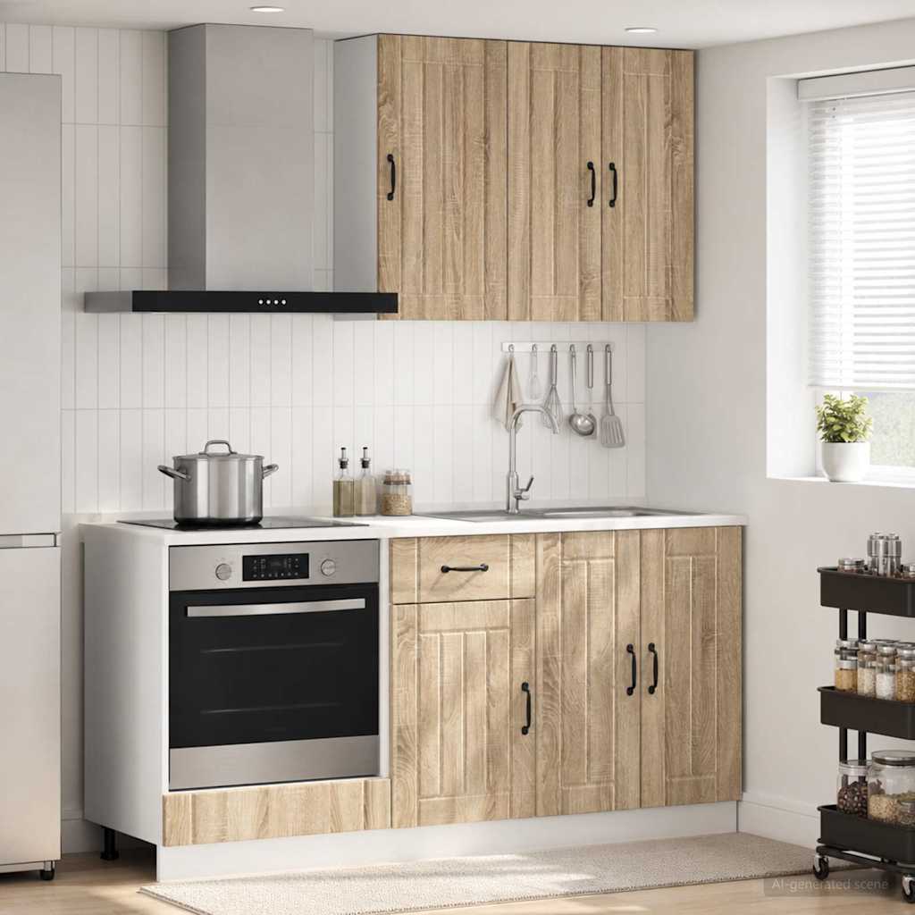 Virtuvės vienetas LUCCA 5 pcs Sonoma ąžuolas Apdirbta mediena