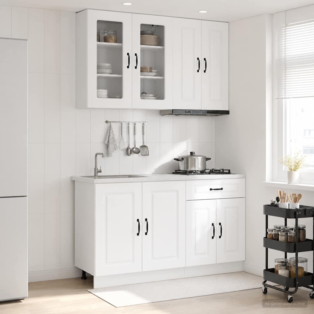 Virtuvės vienetas KALMAR 4 pcs Balta Apdirbta mediena
