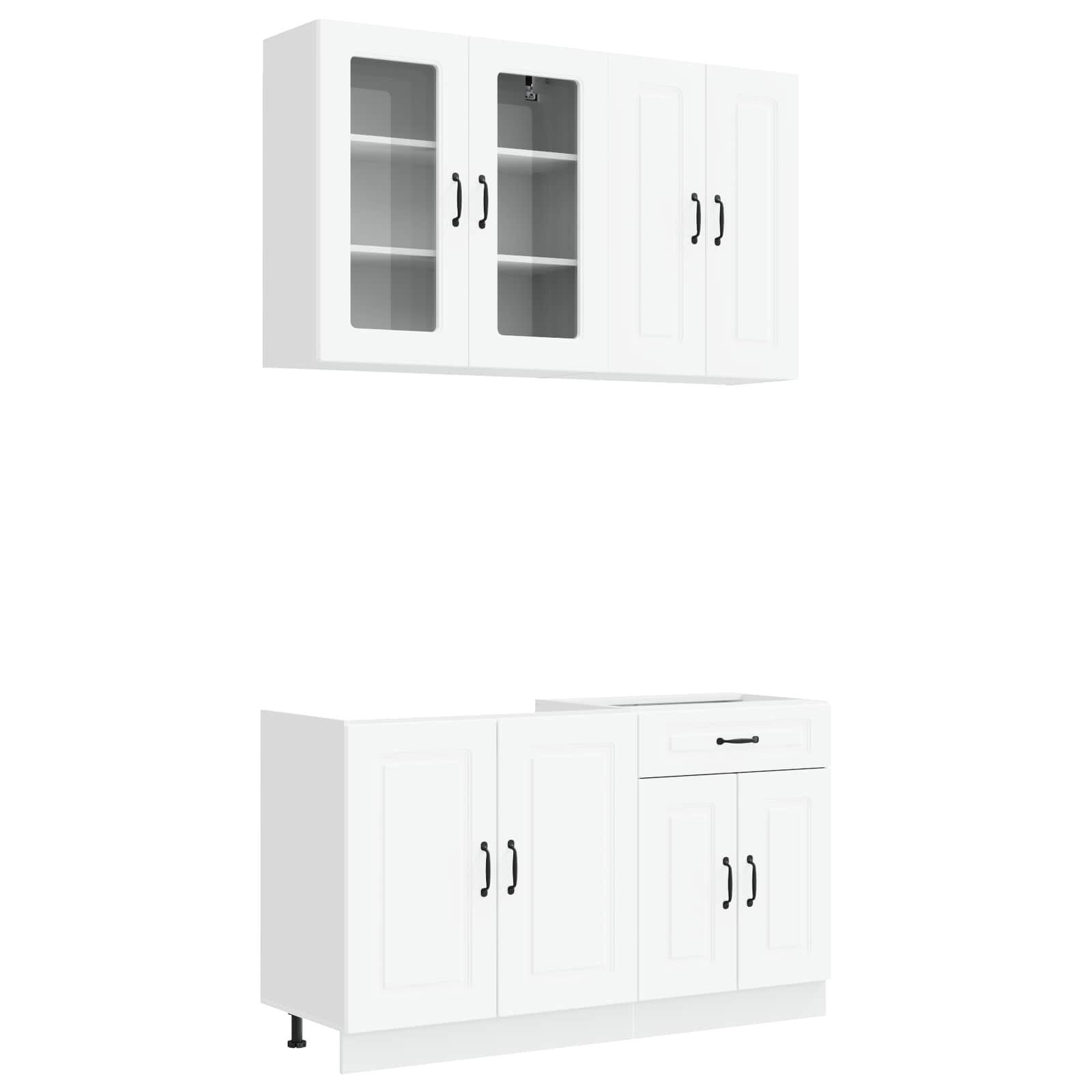 Virtuvės vienetas KALMAR 4 pcs Balta Apdirbta mediena