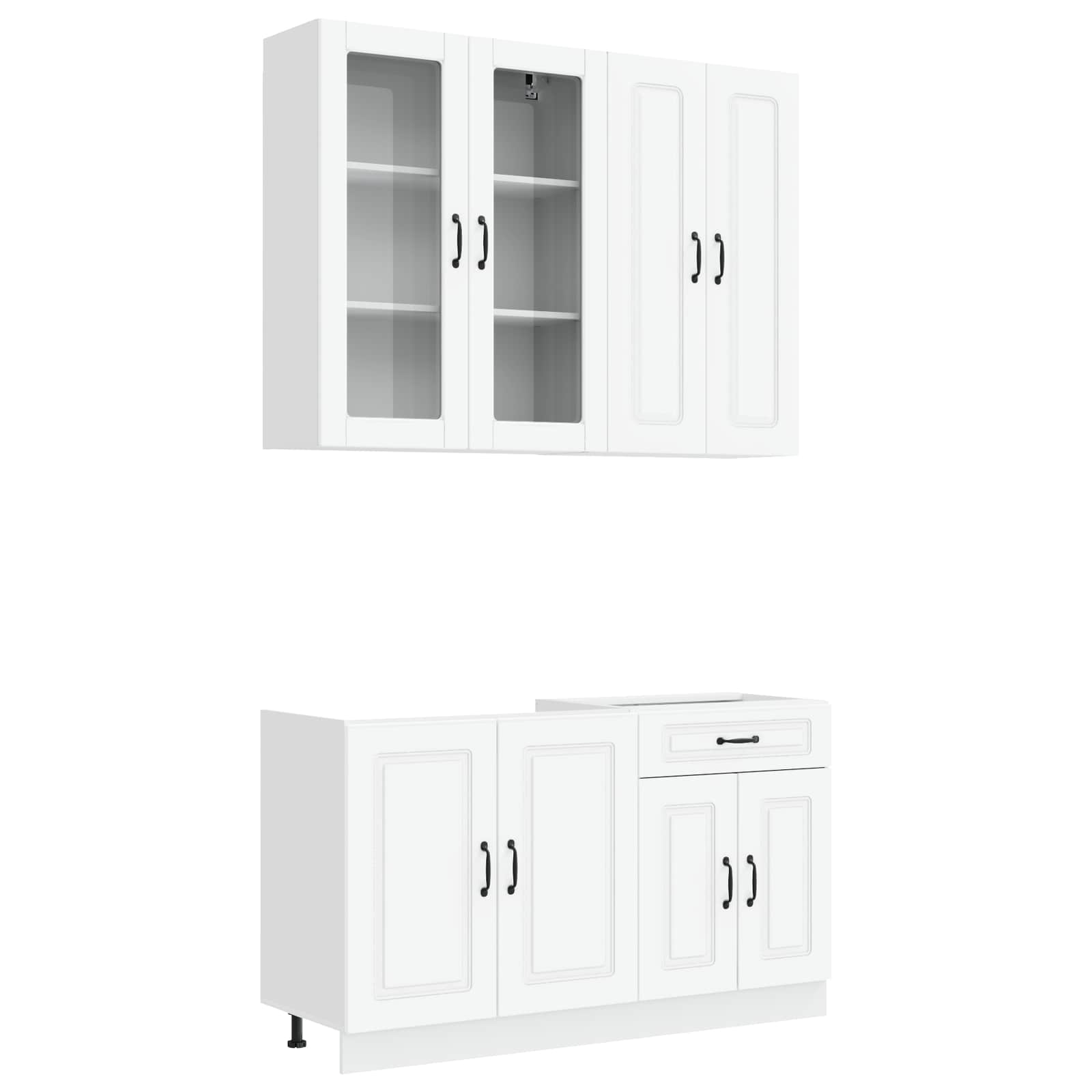 Virtuvės vienetas KALMAR 4 pcs Balta Apdirbta mediena
