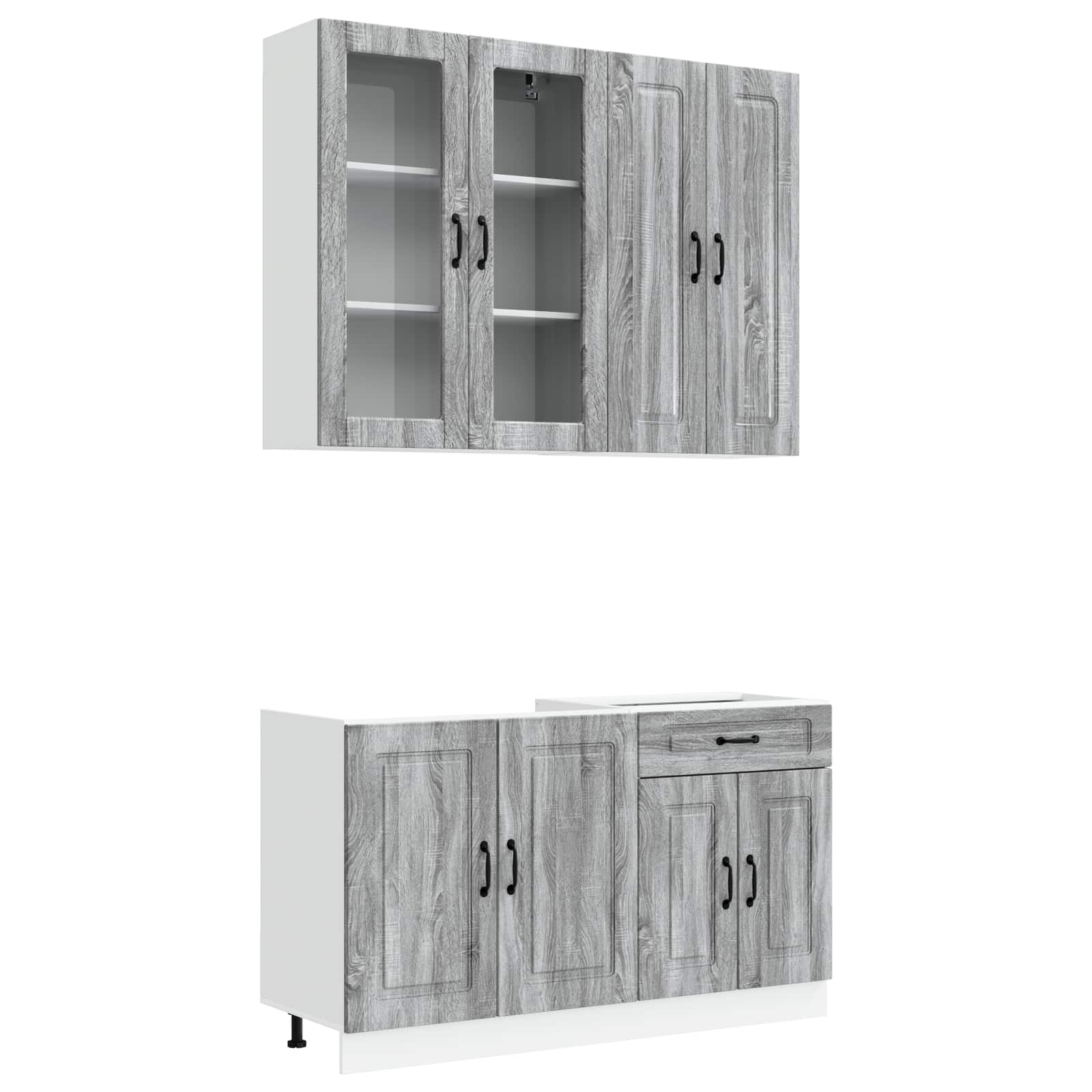 Virtuvės vienetas KALMAR 4 pcs Pilka Sonoma Apdirbta mediena