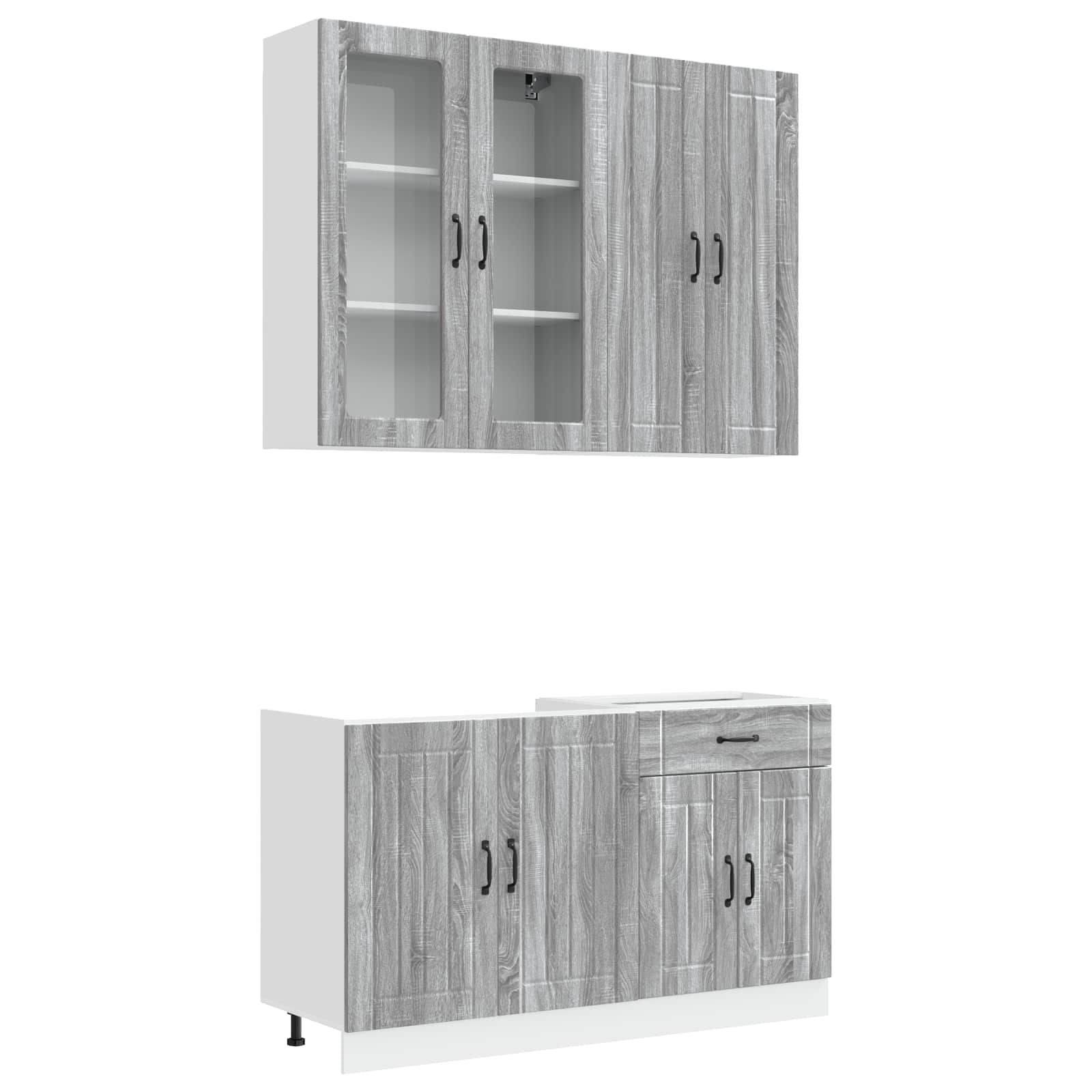 Virtuvės vienetas LUCCA 4 pcs Pilka Sonoma Apdirbta mediena