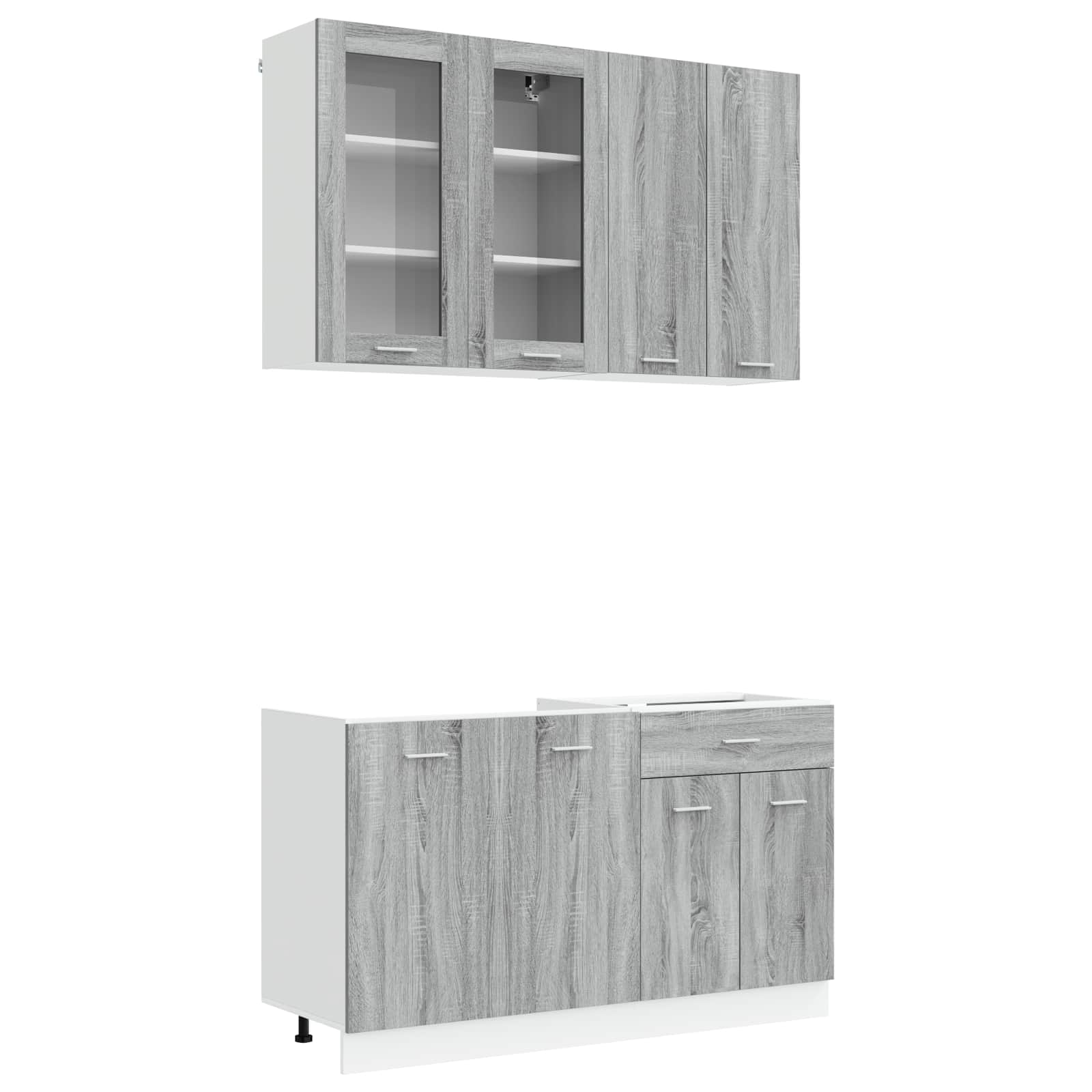 Virtuvės vienetas LYON 4 pcs Pilka Sonoma Apdirbta mediena