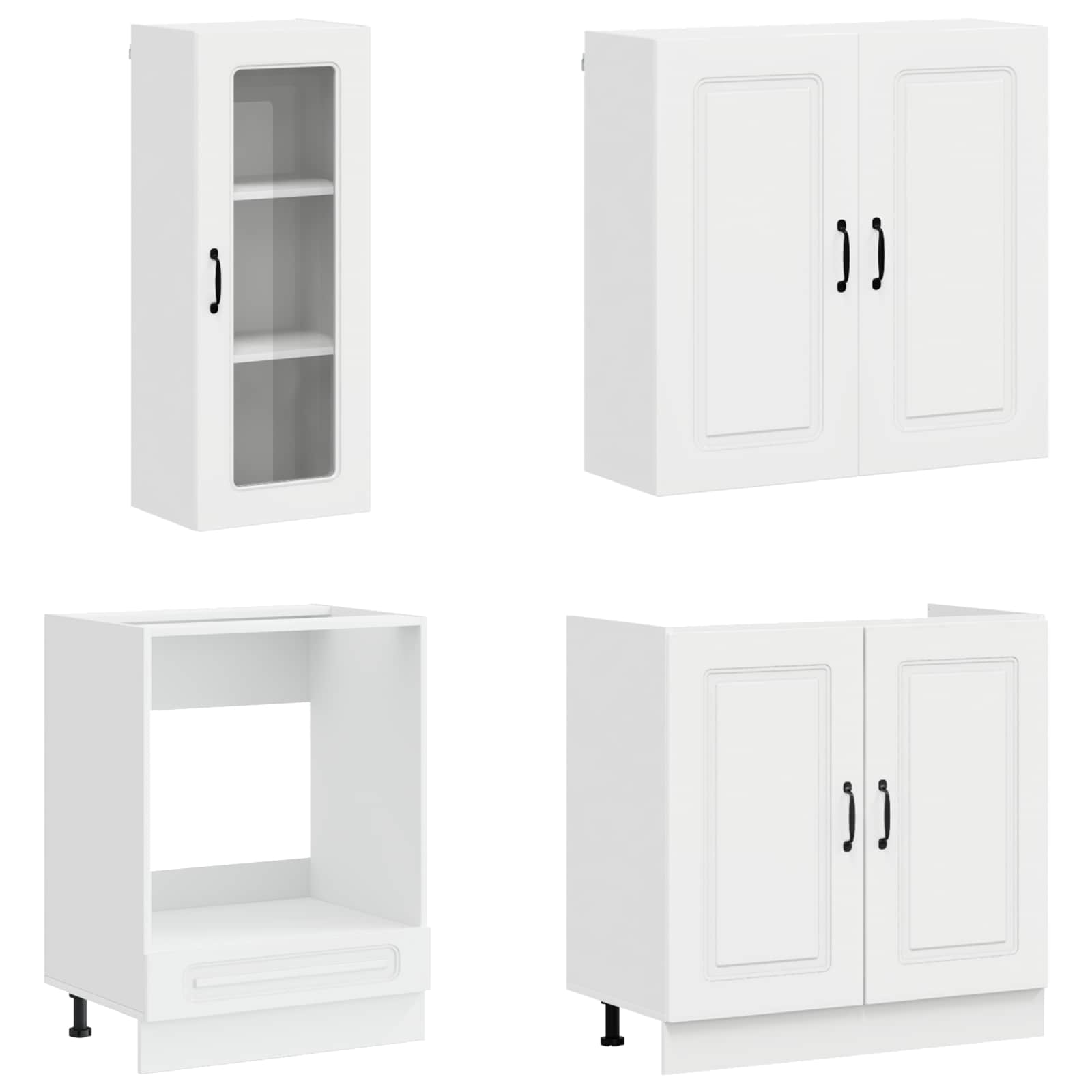 Virtuvės vienetas KALMAR 8 pcs Itin blizgi balta