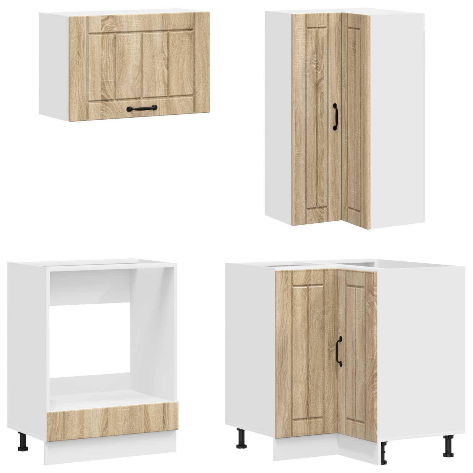 Virtuvės vienetas LUCCA 8 pcs Sonoma ąžuolas Apdirbta mediena