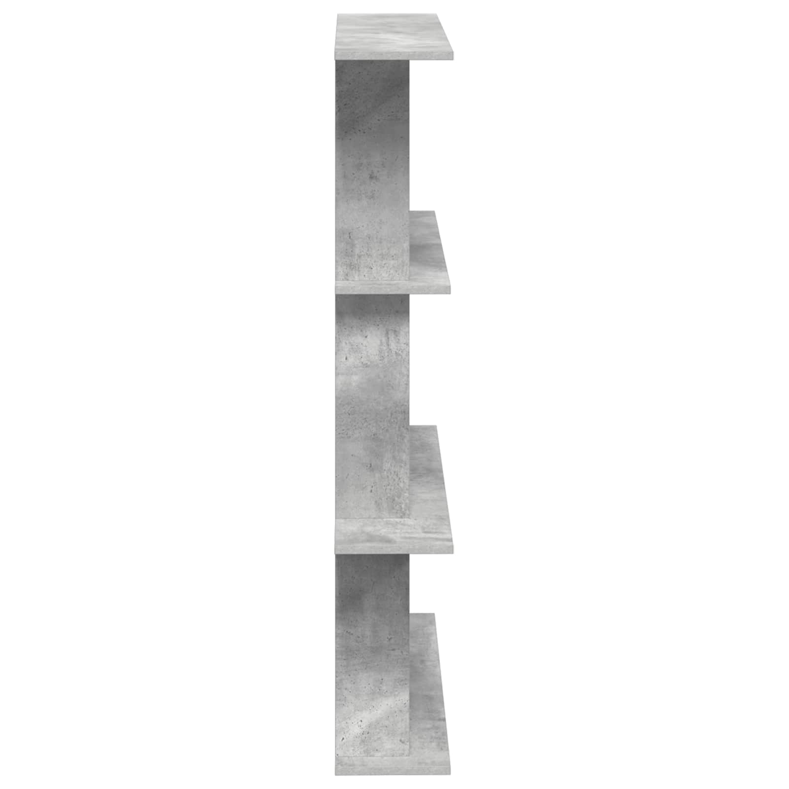 Sieninė Lentynų Vienetų Pilka 100 x 20 x 126 cm
