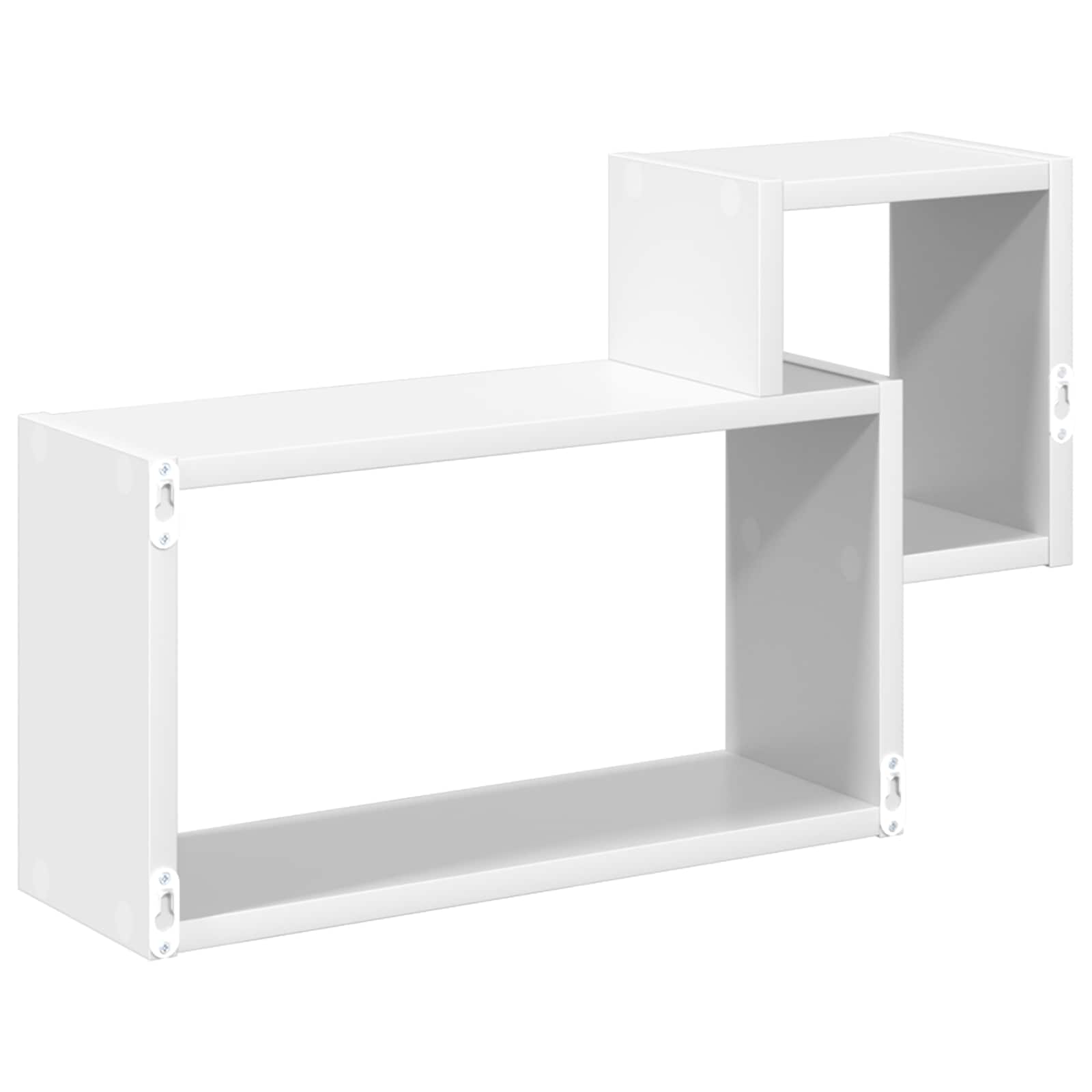 Sieninė lentyna Sieninis Balta 55 x 15 x 35 cm Apdirbta mediena
