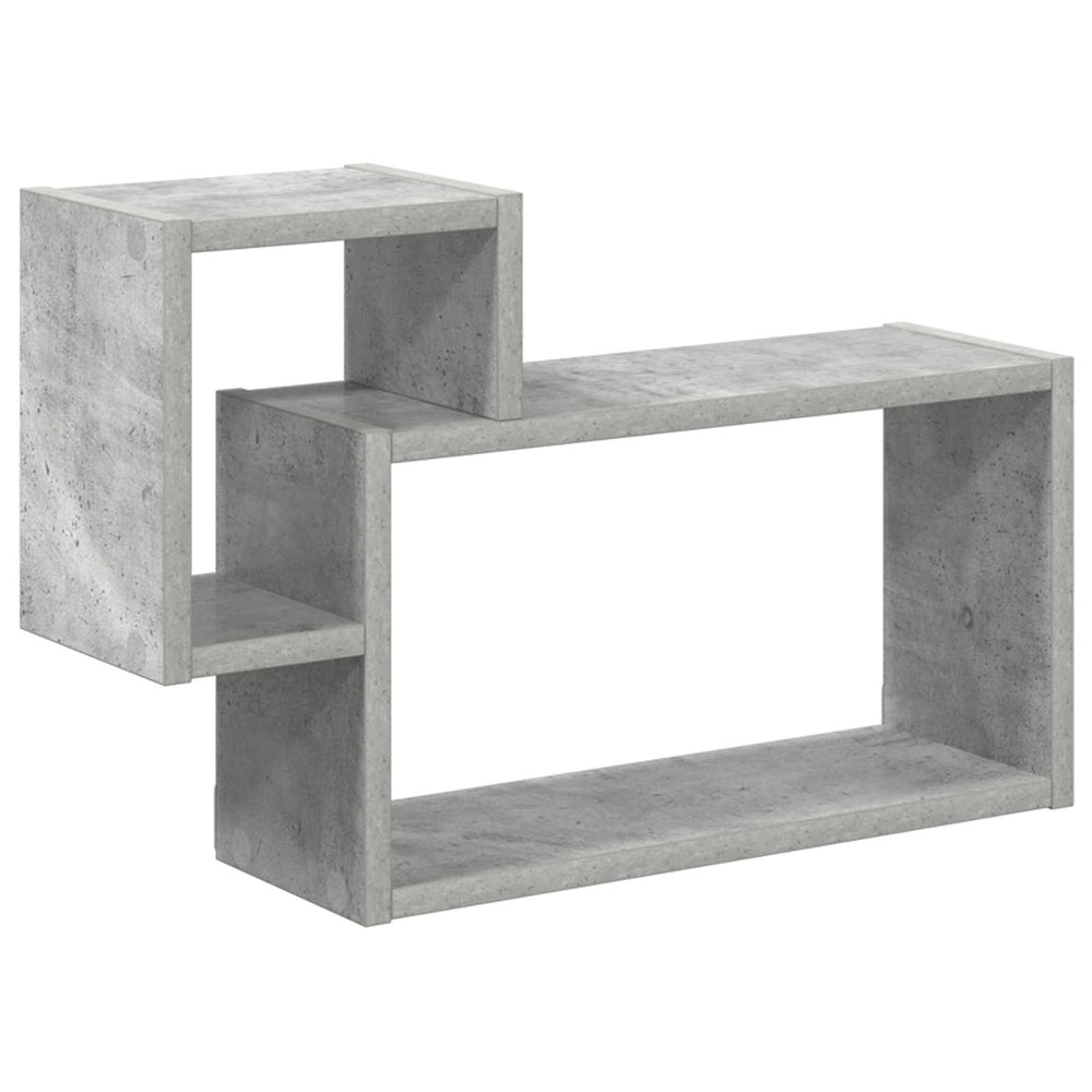 Sieninė lentyna Sieninis Pilka 55 x 15 x 35 cm Apdirbta mediena