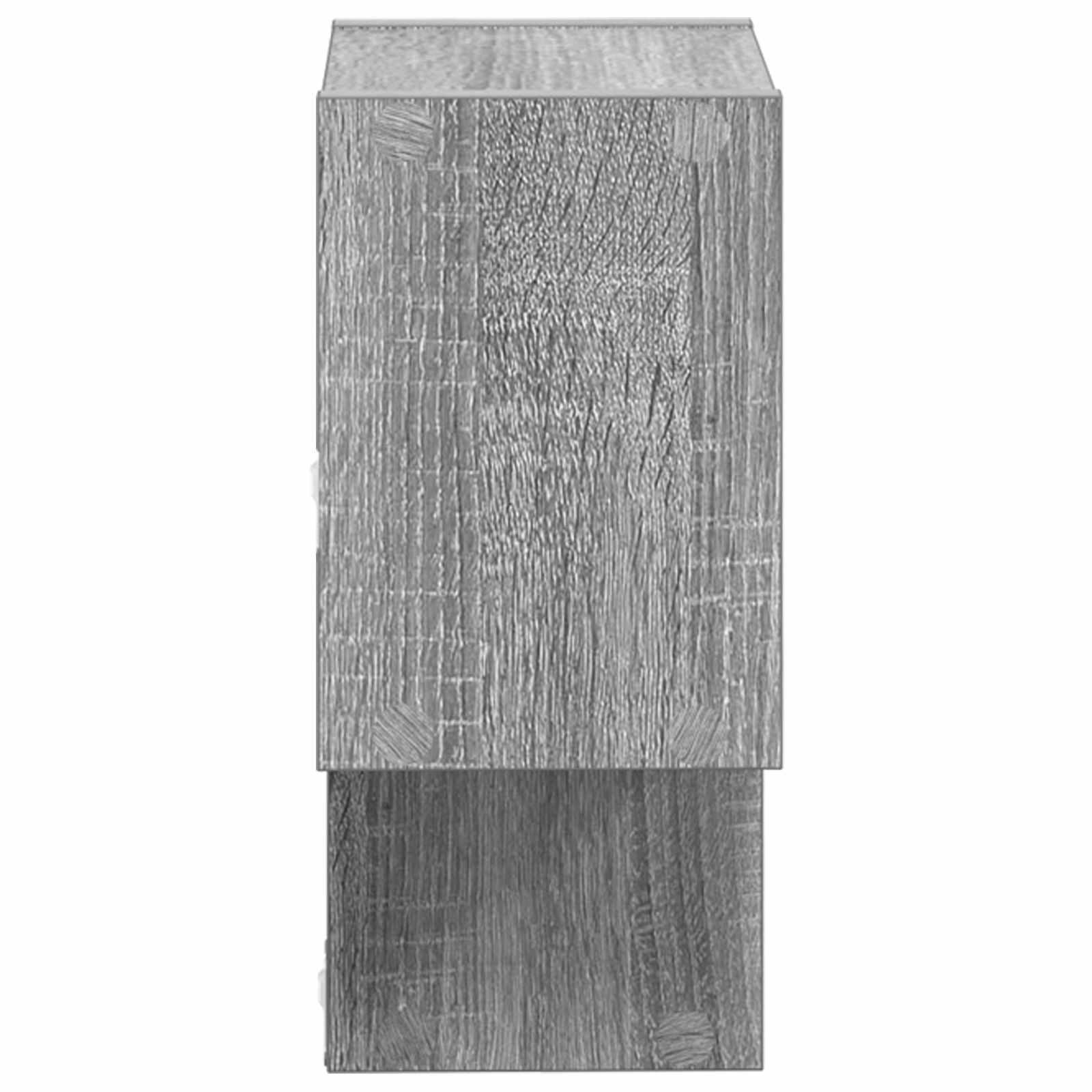 Sieninė lentyna Sieninis Pilka 55 x 15 x 35 cm Apdirbta mediena
