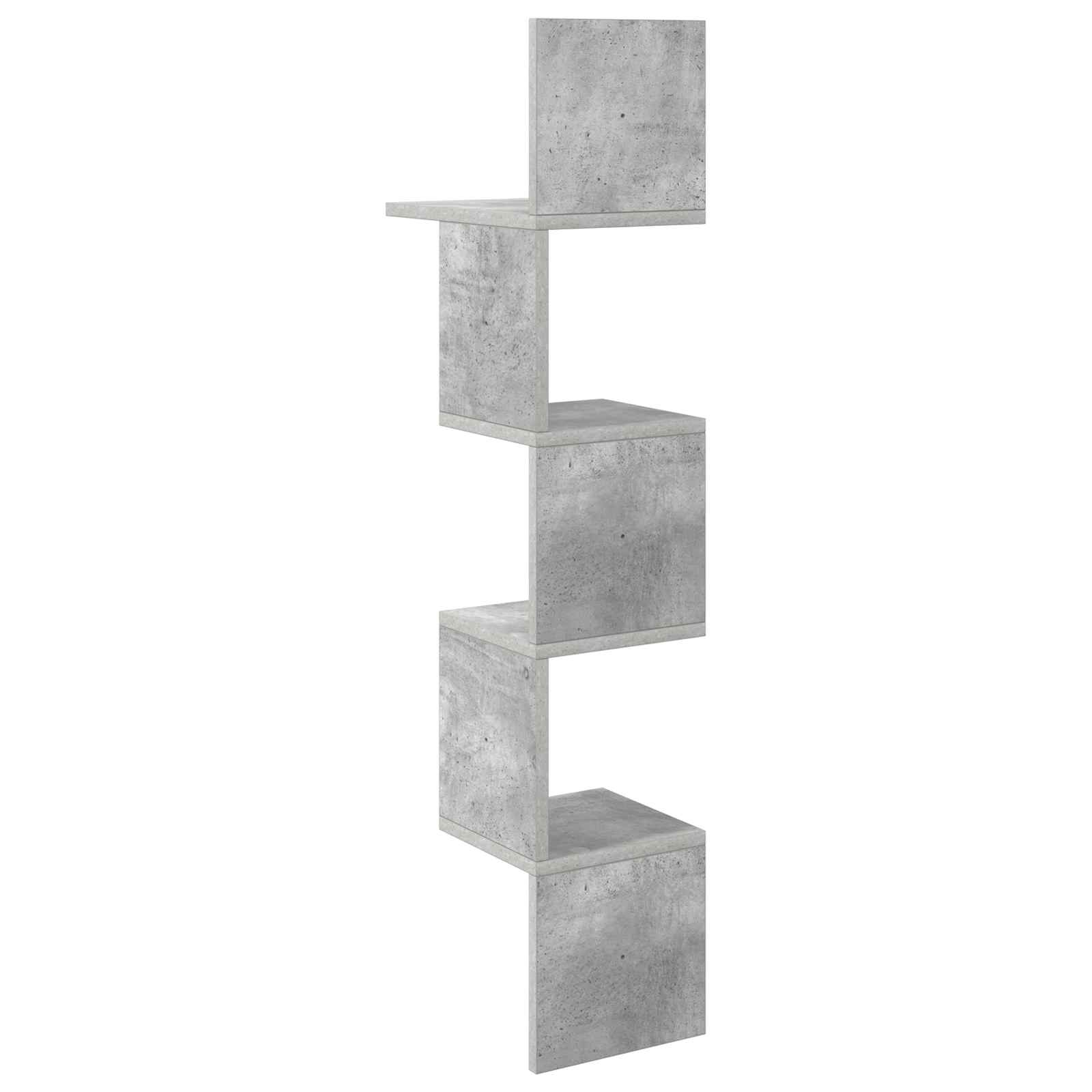 Sieninė lentyna Sieninis Pilka 32 x 21 x 107 cm
