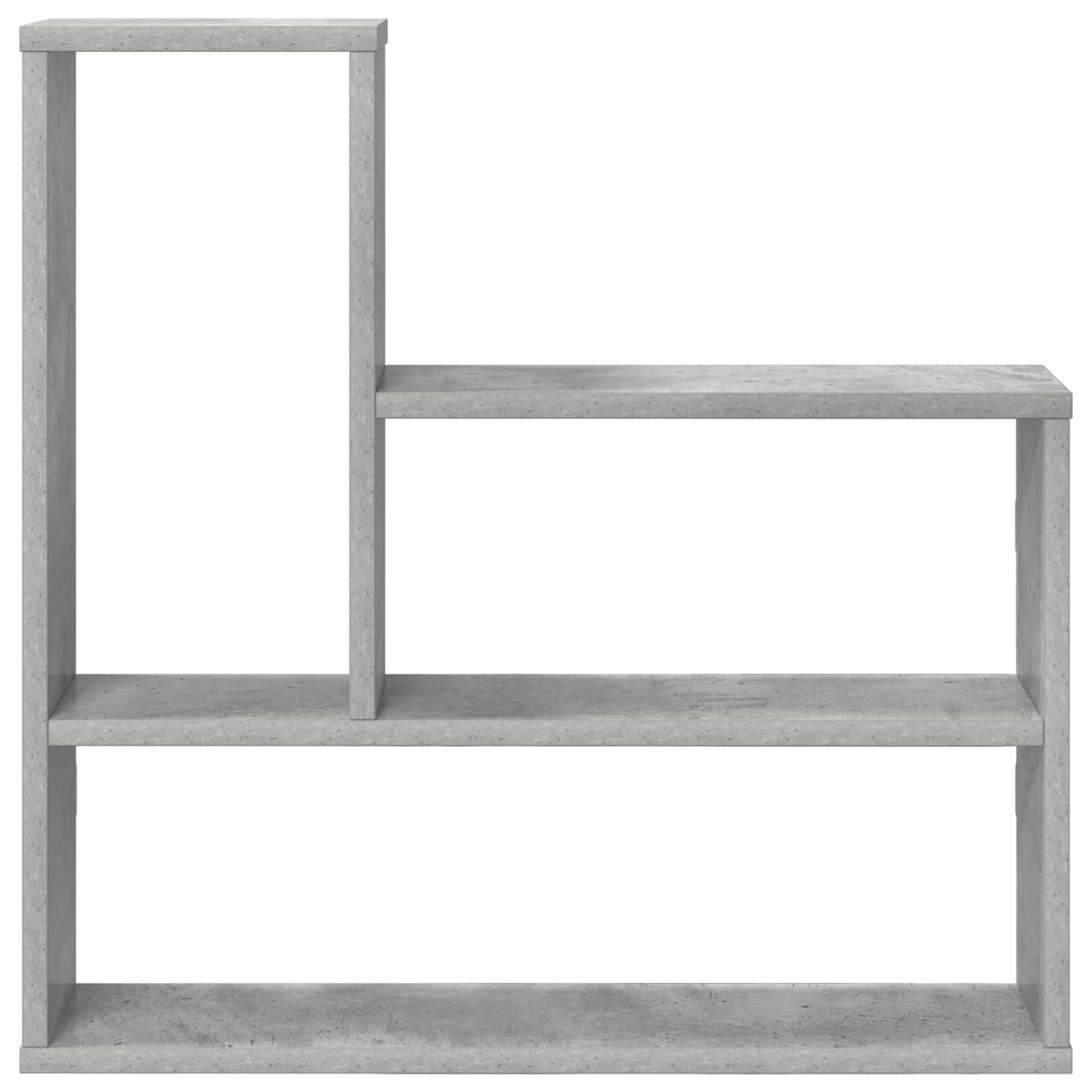 Sieninė lentyna Betono pilka 60 x 11 x 60 cm Apdirbta mediena