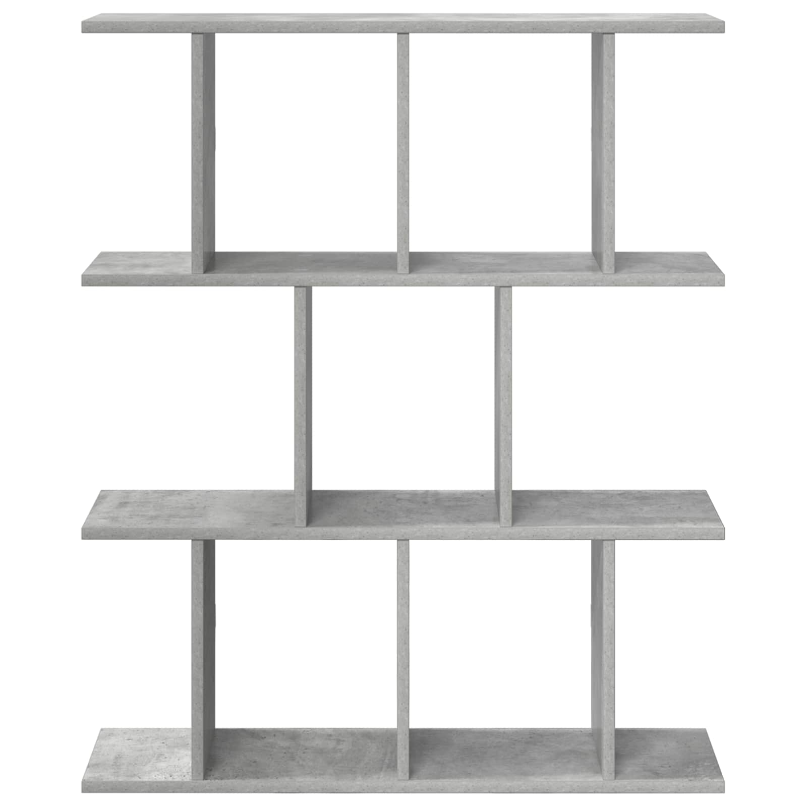 Sieninė lentyna Betono pilka 80 x 20 x 96 cm Apdirbta mediena