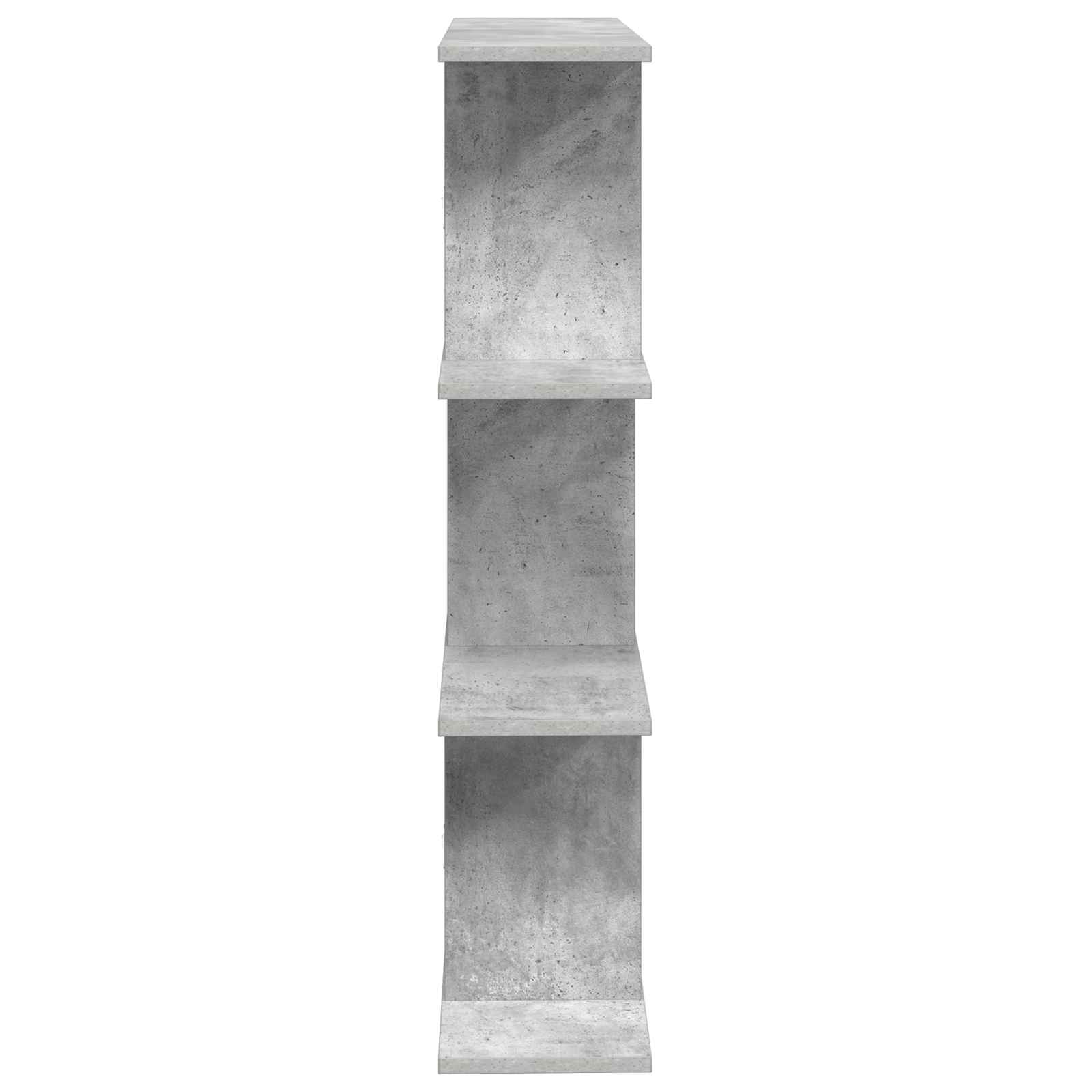 Sieninė lentyna Betono pilka 102 x 20 x 96 cm Apdirbta mediena